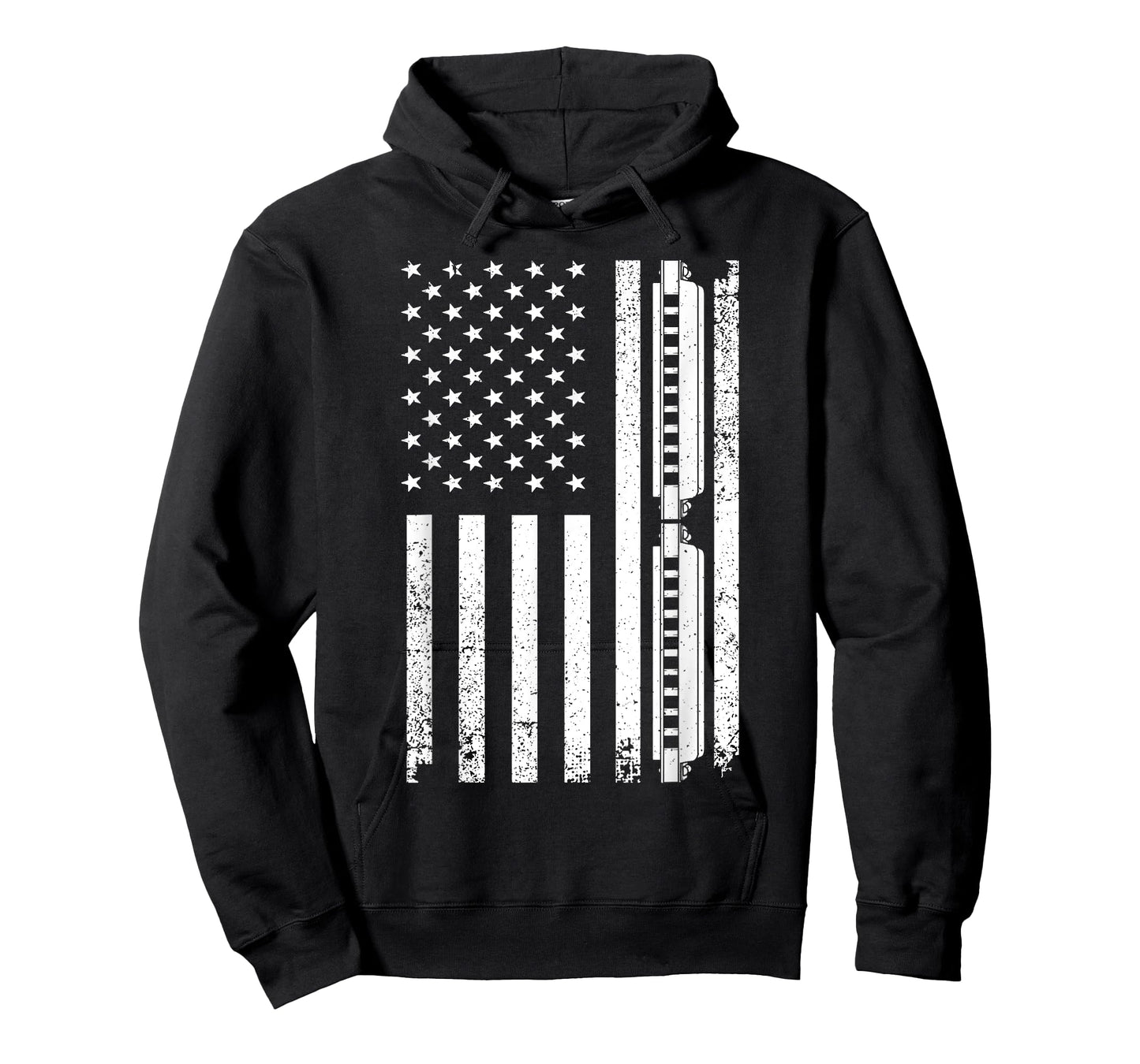 Harmonica Art For Men Women Harmonicist Blues Music Lovers T-Shirt