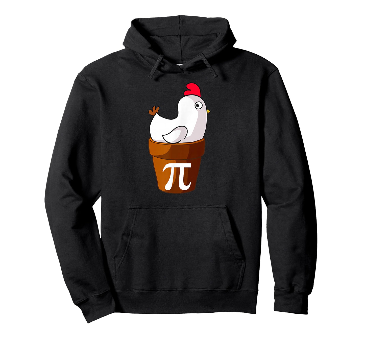 Chicken Pot Pie Funny Math Pun Chicken Pot Pi T-Shirt Small