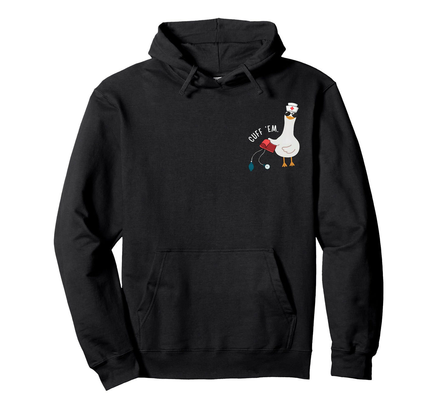 Cuff 'Em Goose Nurse Funny Silly Goose ER Nurse T-Shirt