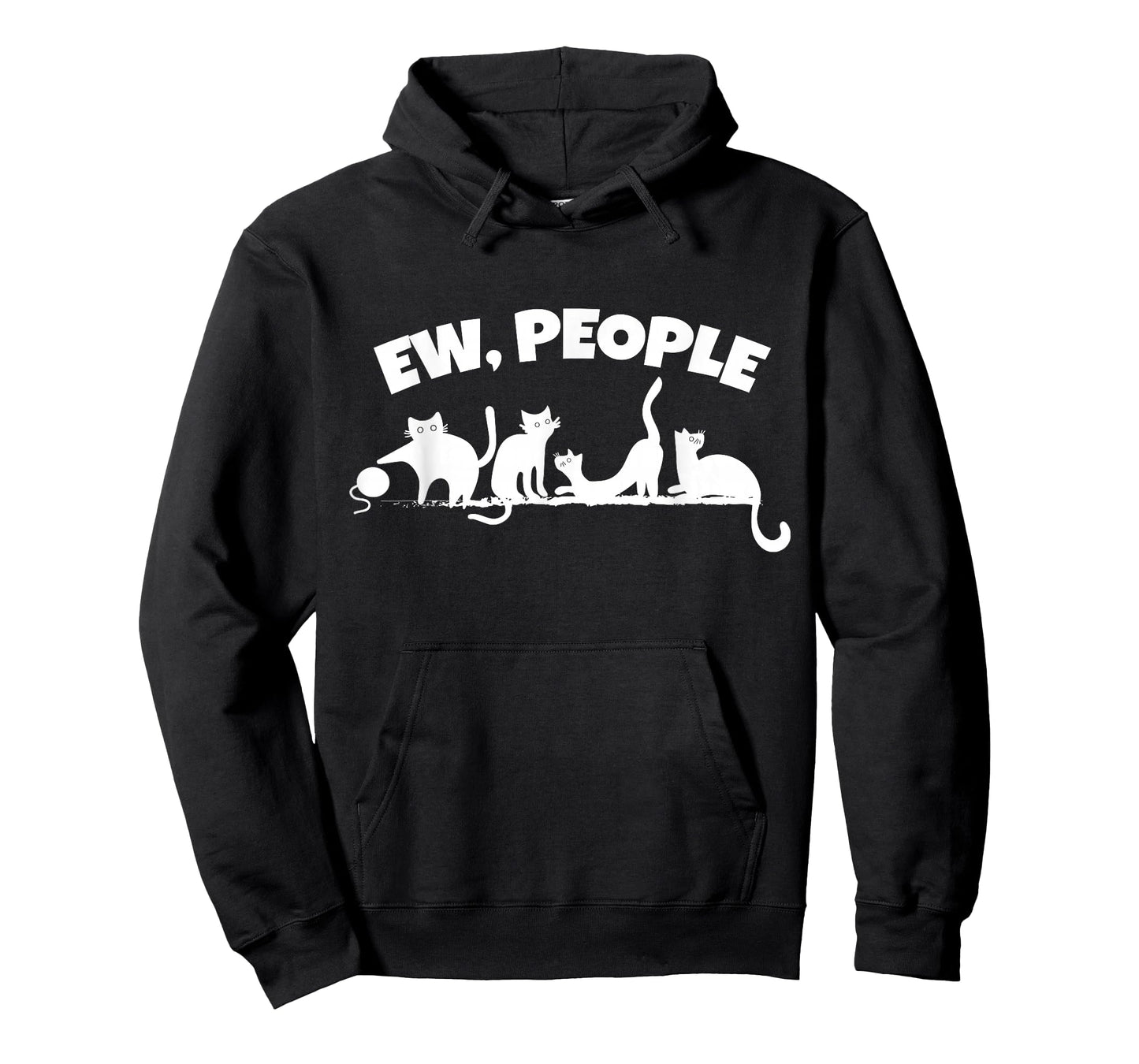 Funny Cat Ew People Introvert Humor Cute Antisocial Pets Cat T-Shirt