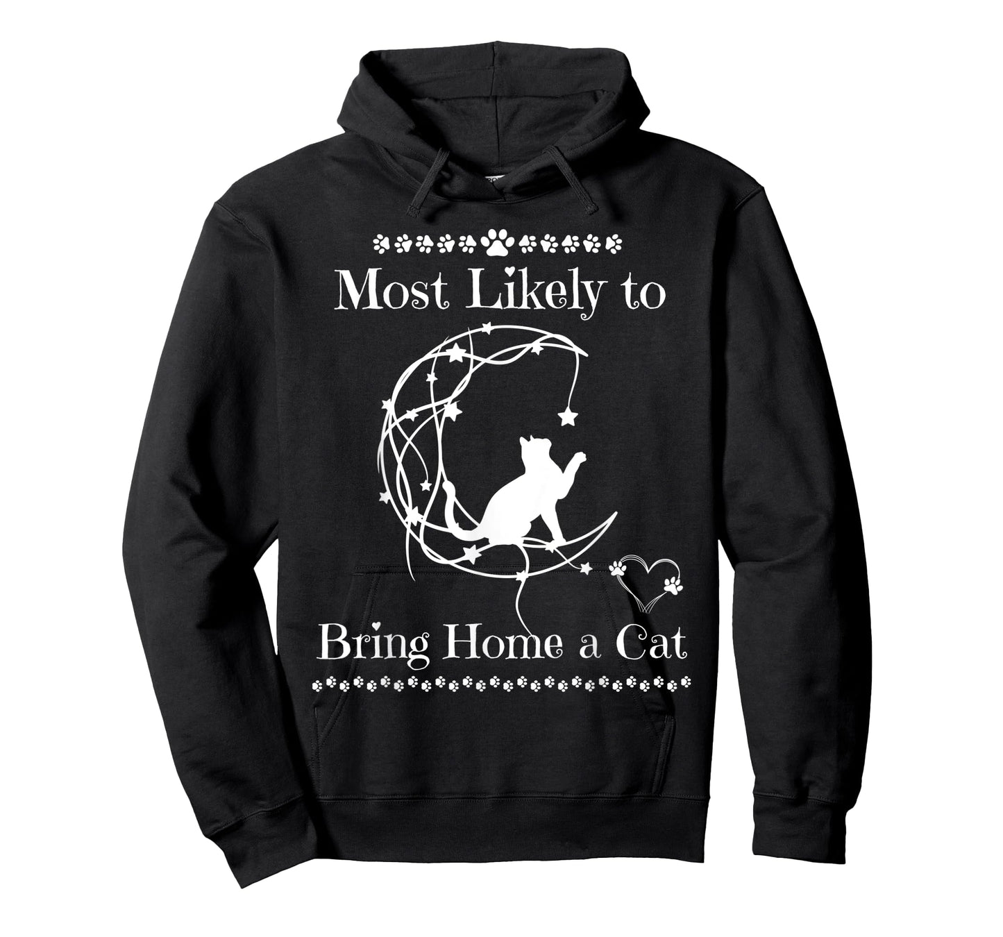Most Likely To Bring Home A Cat Funny Cat Kittens Lovers T-Shirt