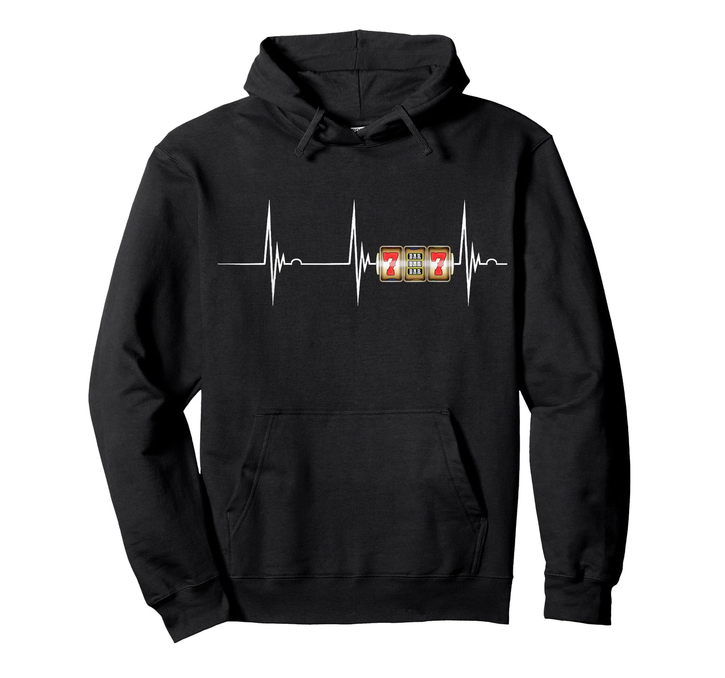 Casino Arcade Heartbeat ECG Pulse Spielo Machine T-Shirt