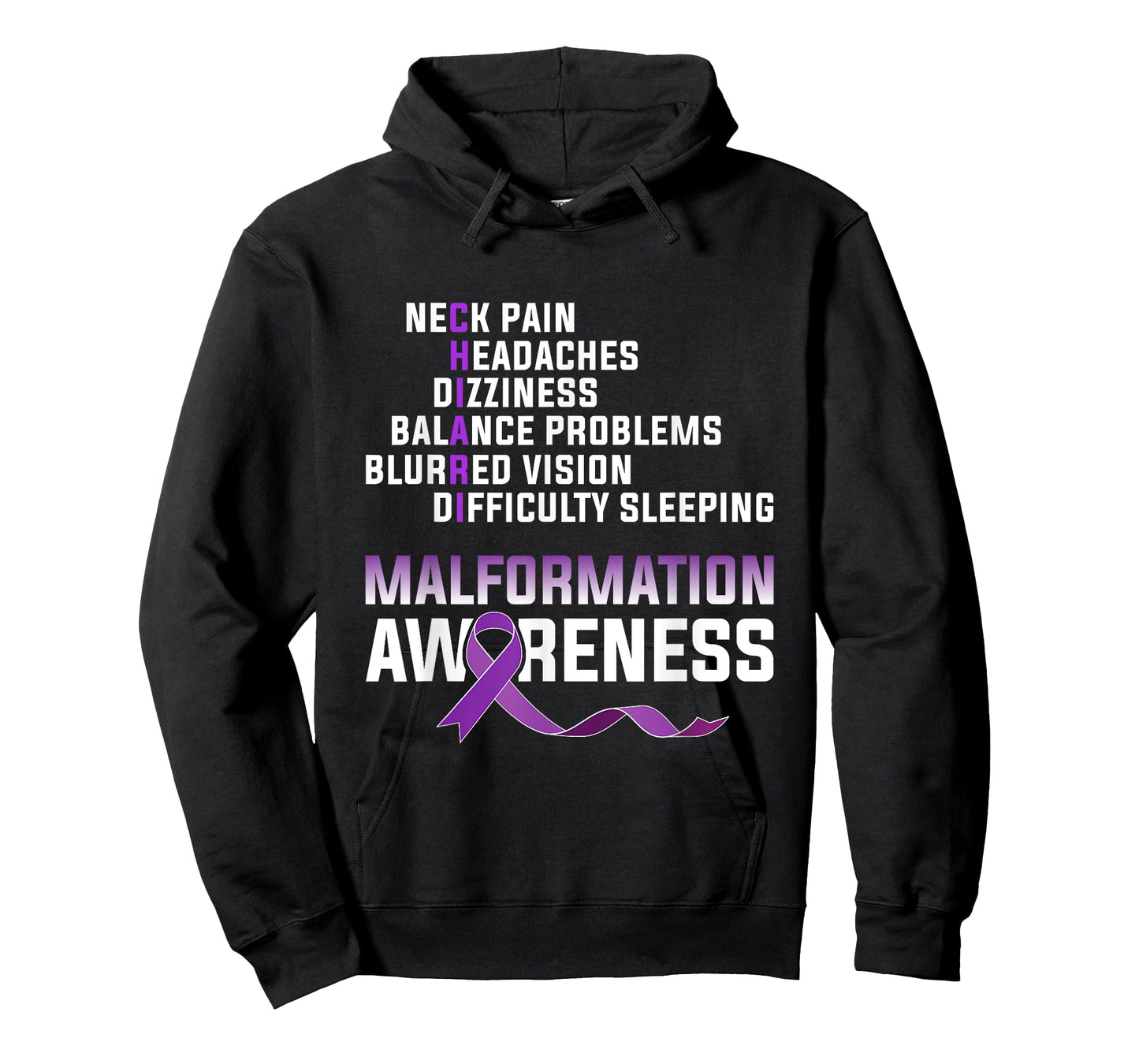 Arnold Chiari Malformation Warrior Med Survivor Awareness T-Shirt