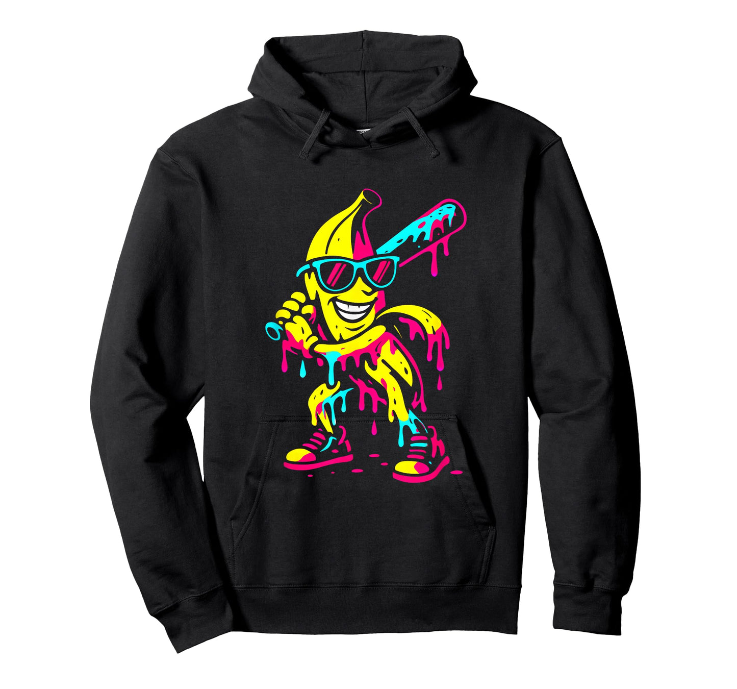 Banana Funny Baseball Drip Kids Youth Boys Girls T-Shirt