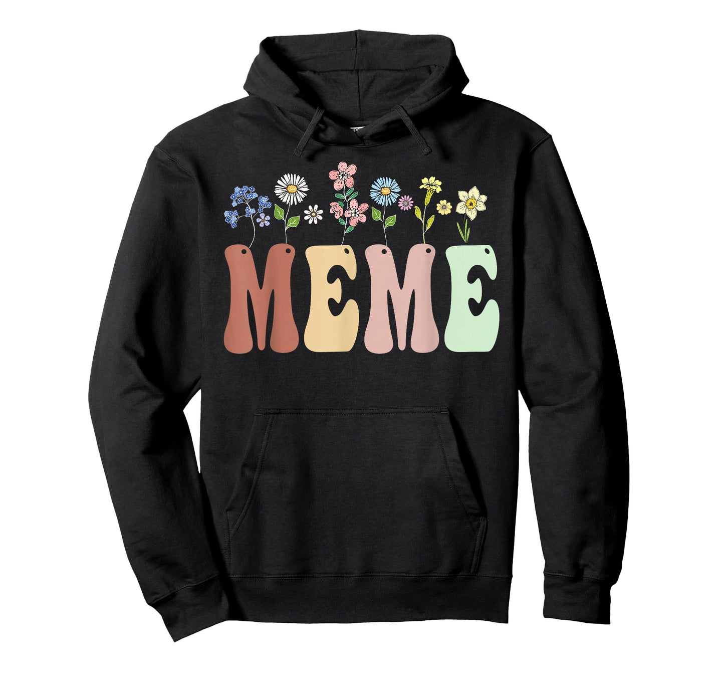 Meme Gifts Women Wildflower Floral Design Meme T-Shirt