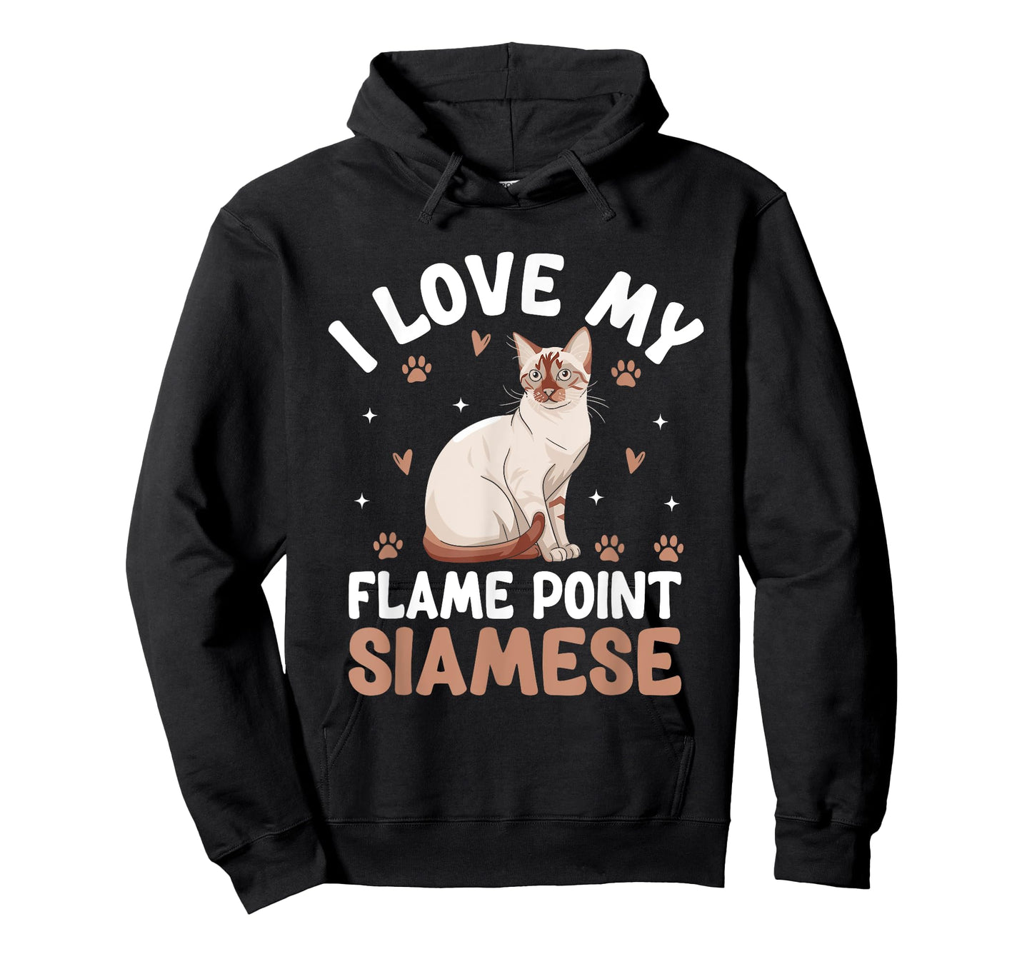 I Love My Flame Point Siamese Meezer T-Shirt
