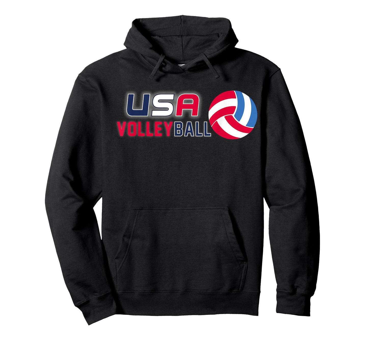 USA Flag Volleyball Men's and Women's Volleyball Shirt T-Shirt