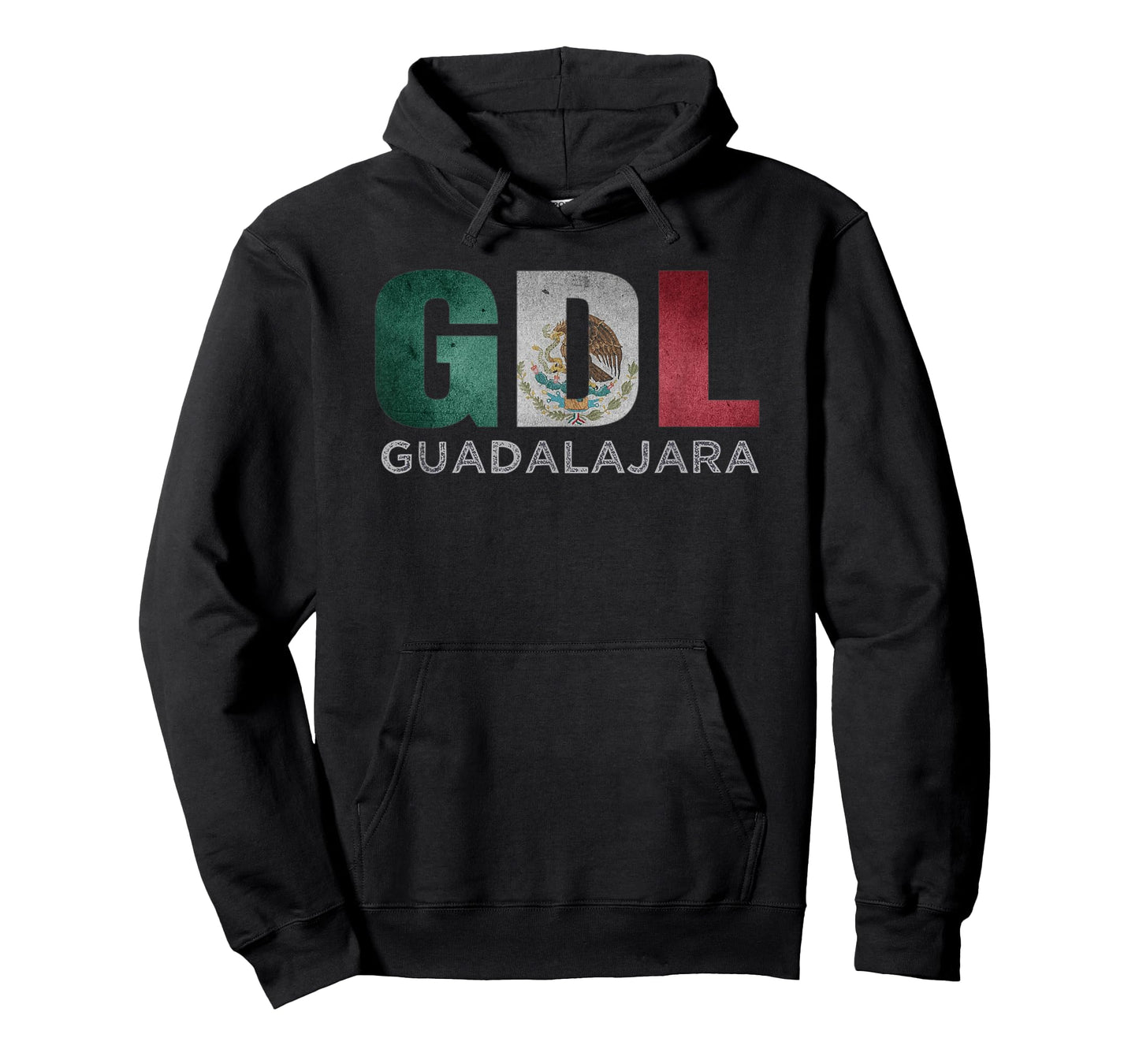 Guadalajara Mexico Flag Art Mexican Roots Airport Code GDL T-Shirt