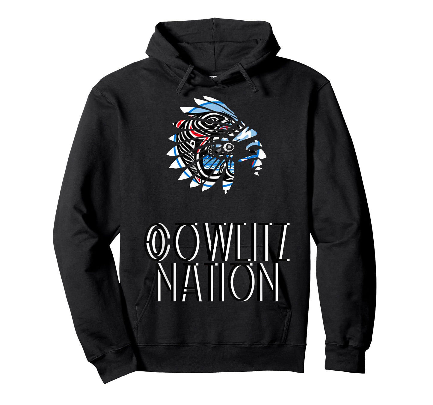 COWLITZ TRIBAL NATION FLAG | NATIVE AMERICAN | HEADDRESS | T-Shirt
