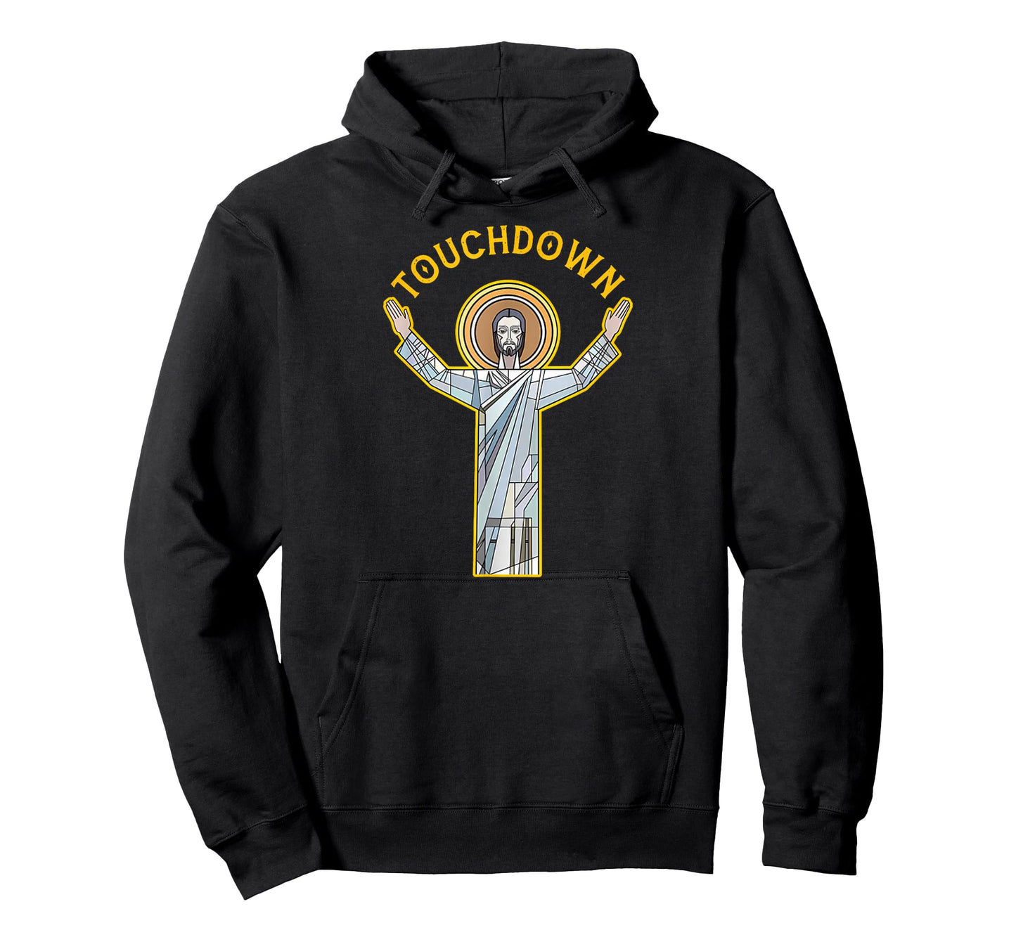 Jesus Touchdown Fun Christian Faith Saying Meme Christ Pray T-Shirt