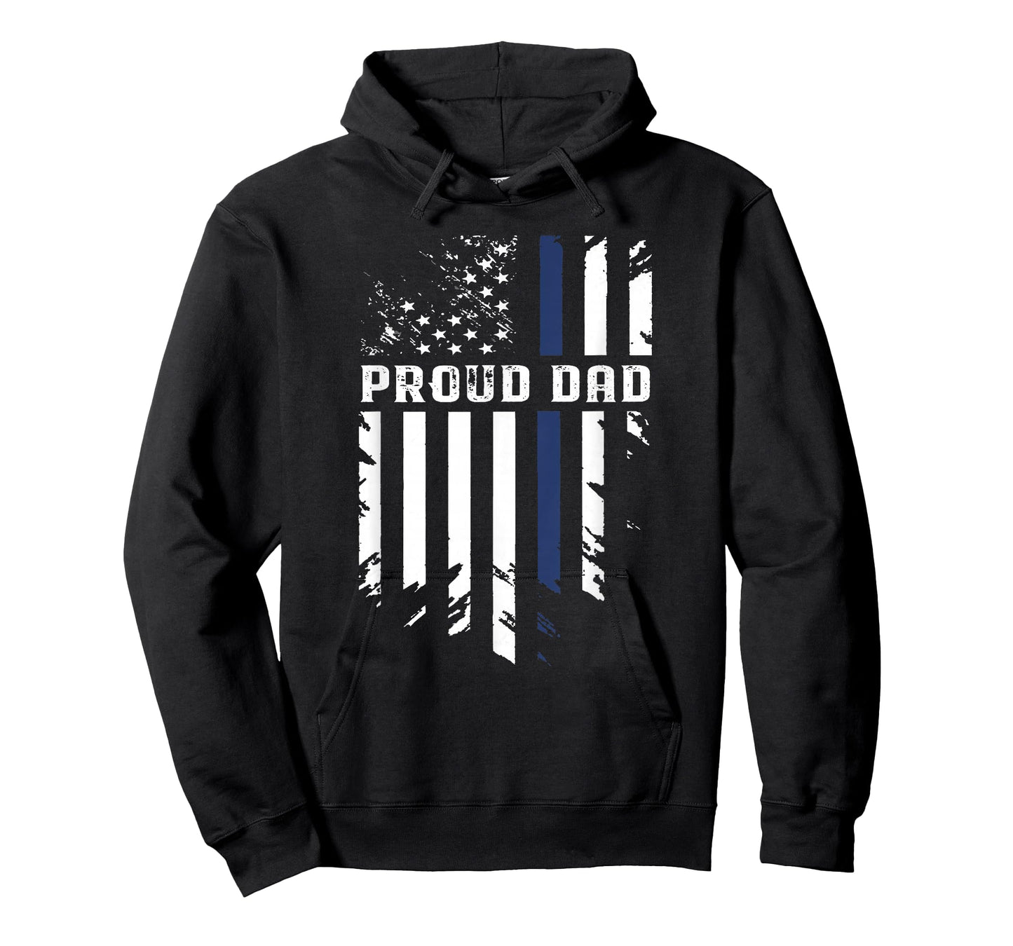 Thin Blue Line Proud Dad Police Family T-Shirt T-Shirt