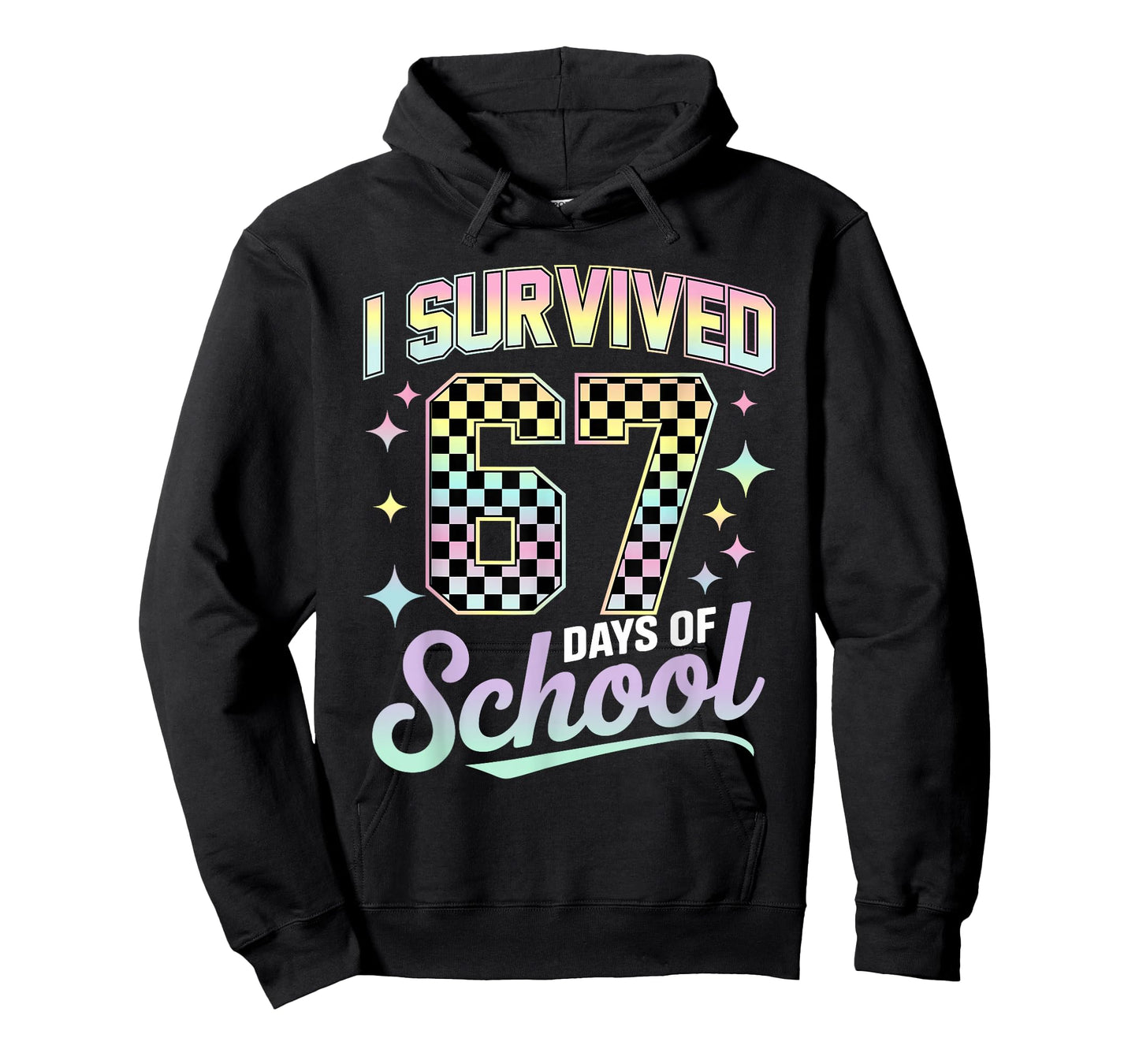 I Survived 67 Days of School Meme Funny Student Teacher T-Shirt