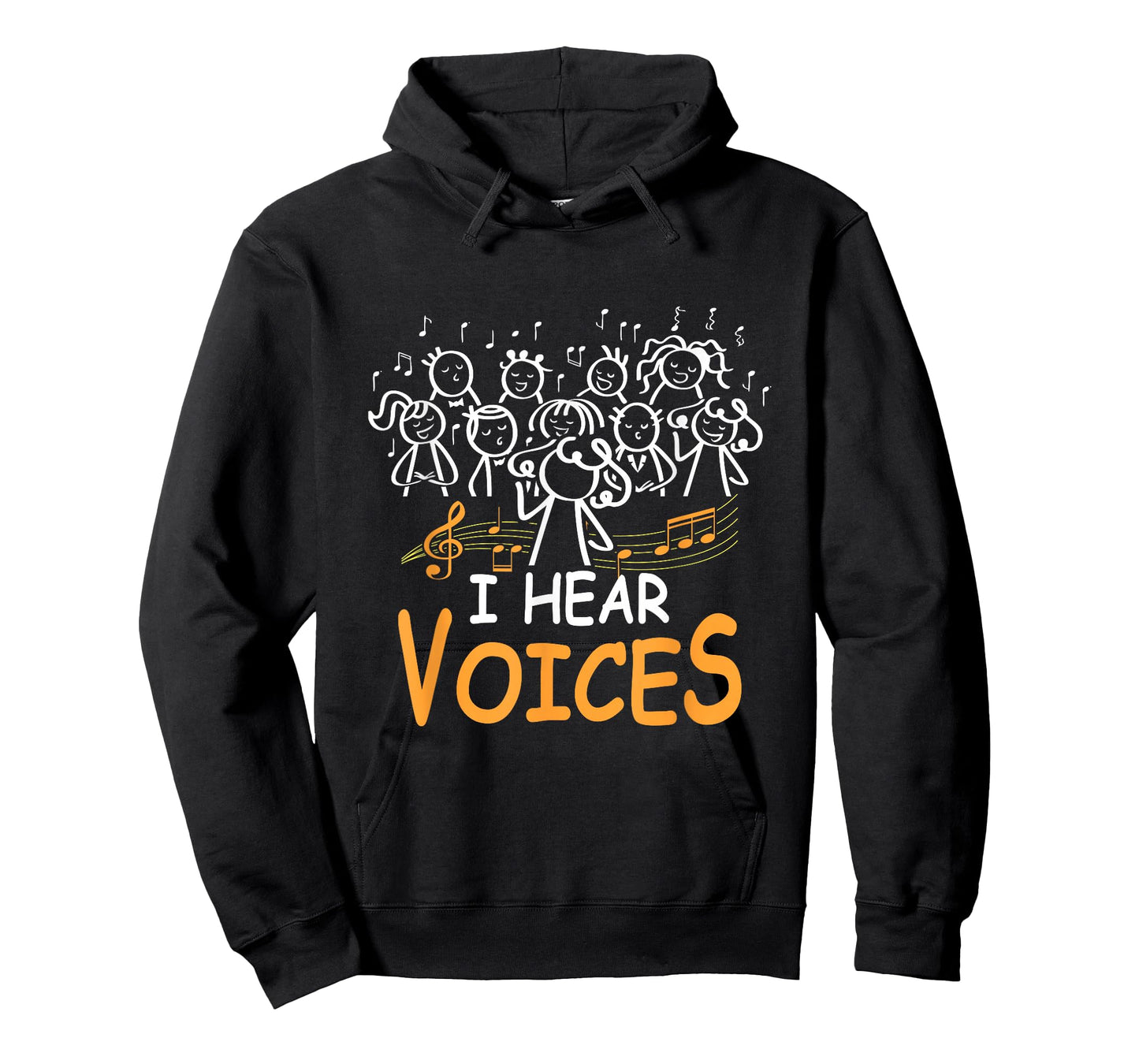 Choir Teacher I Hear Voices Chorister Church Choral Music T-Shirt