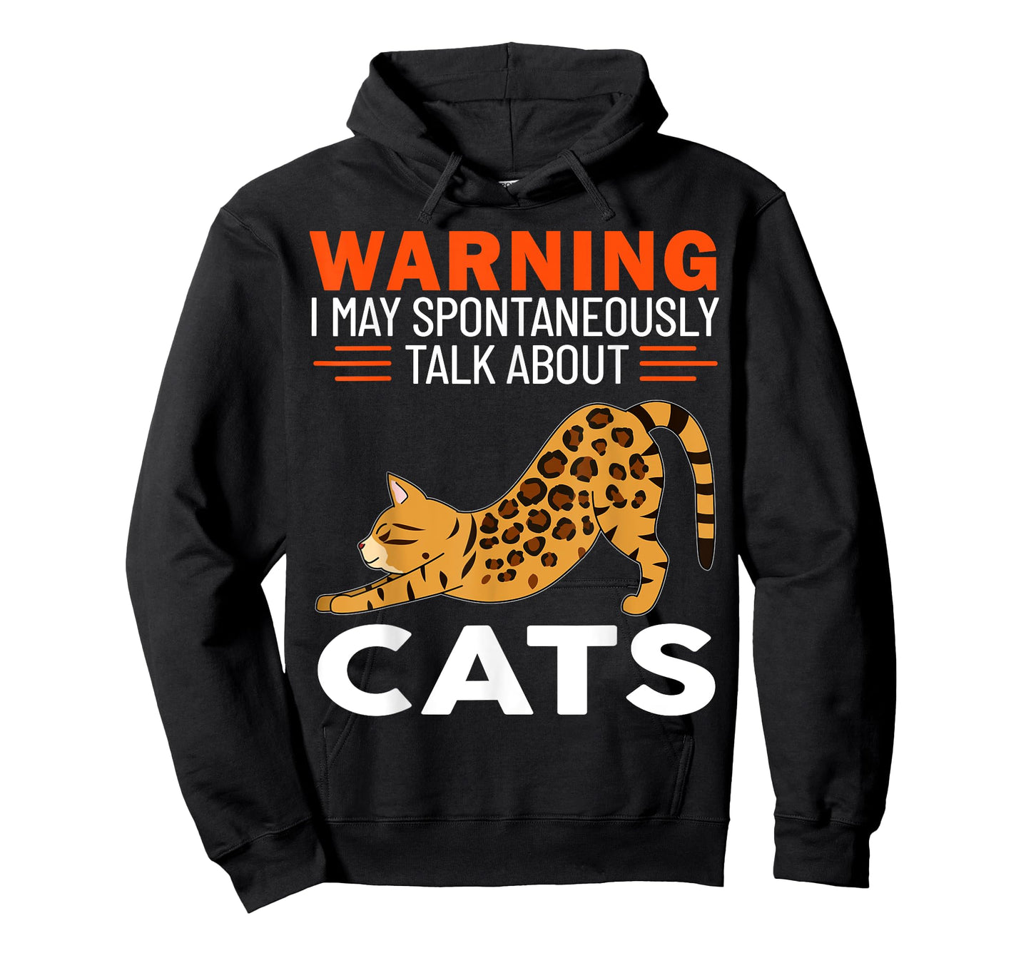 Warning I May Spontaneously Talk About Cats T-Shirt