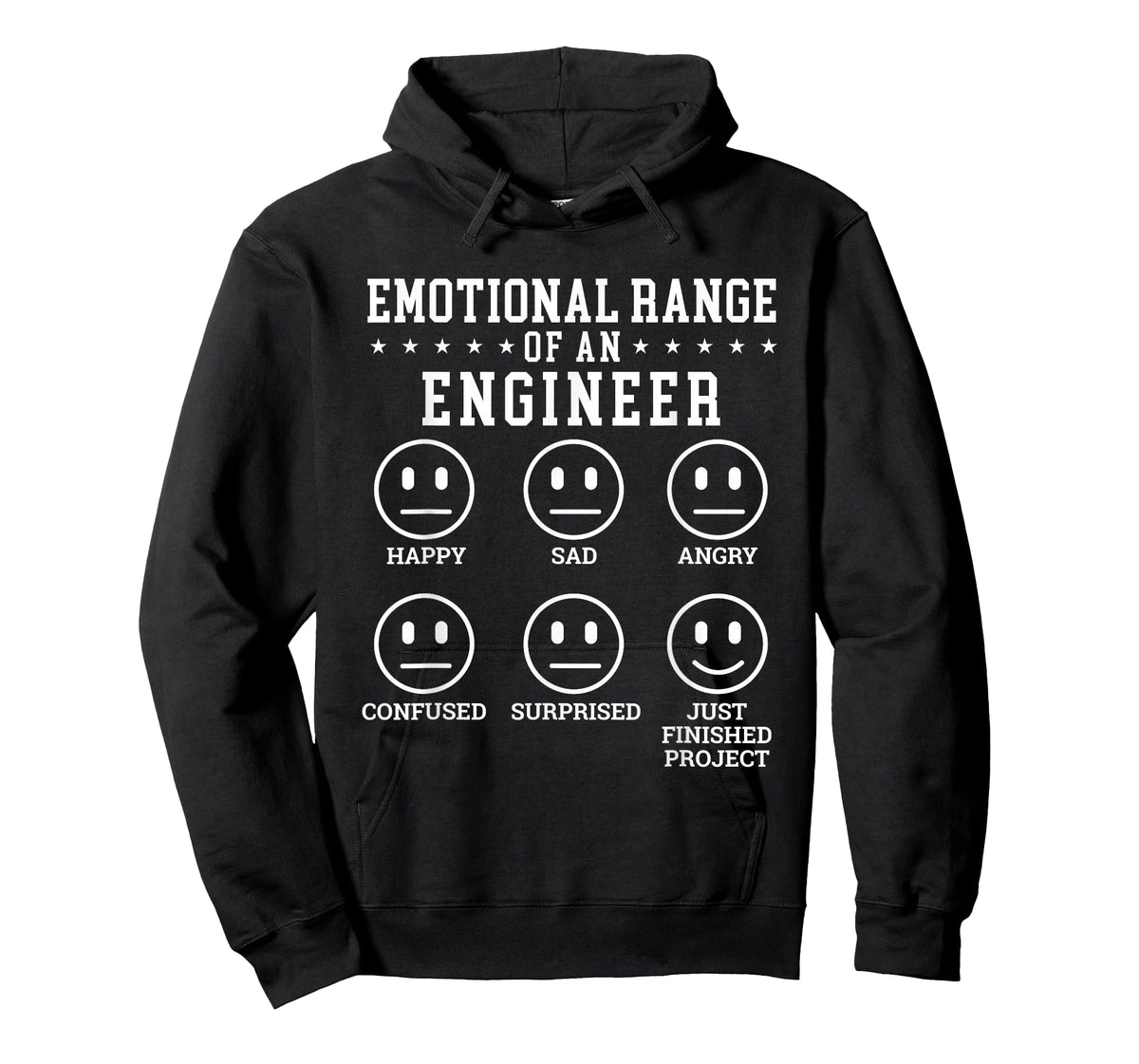 Emotional Range of an Engineer - Mechanical Engineer Science T-Shirt