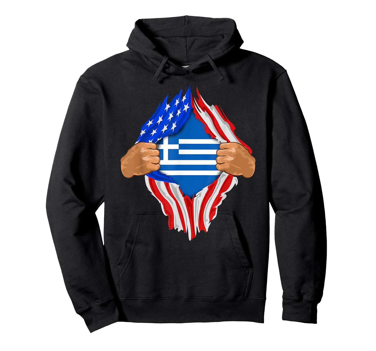 Greek Blood Inside Me T-Shirt | Greece Flag Gift T-Shirt