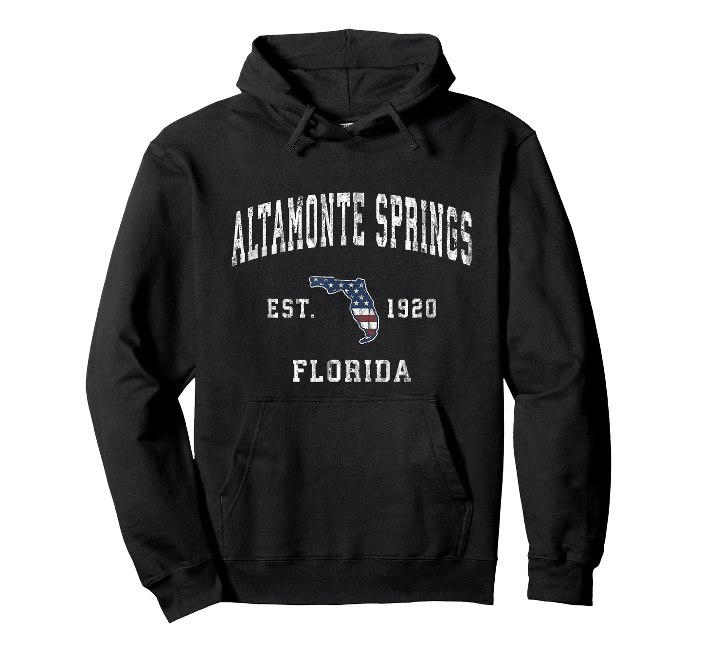 Altamonte Springs Florida Vintage American Flag Design Women Kids Men T-Shirt