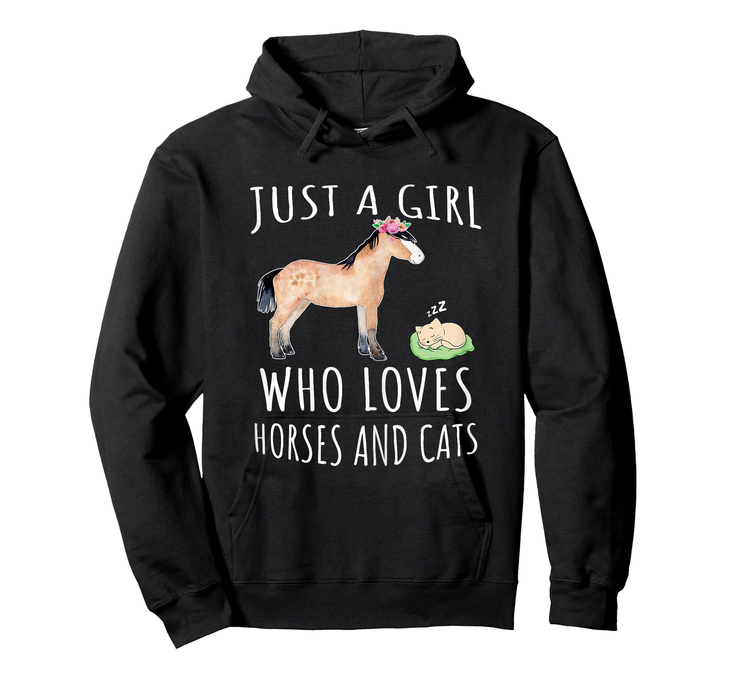 Just a girl who loves Horses and Cats T-Shirt