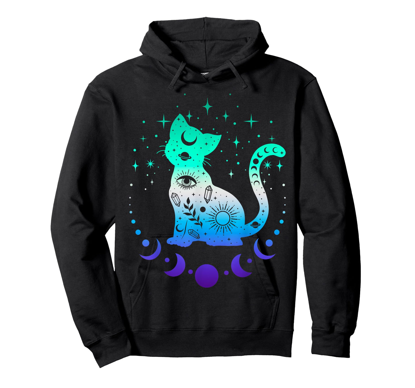 New Blue Gay Male MLM Pride Flag, Astrology Cat T-Shirt