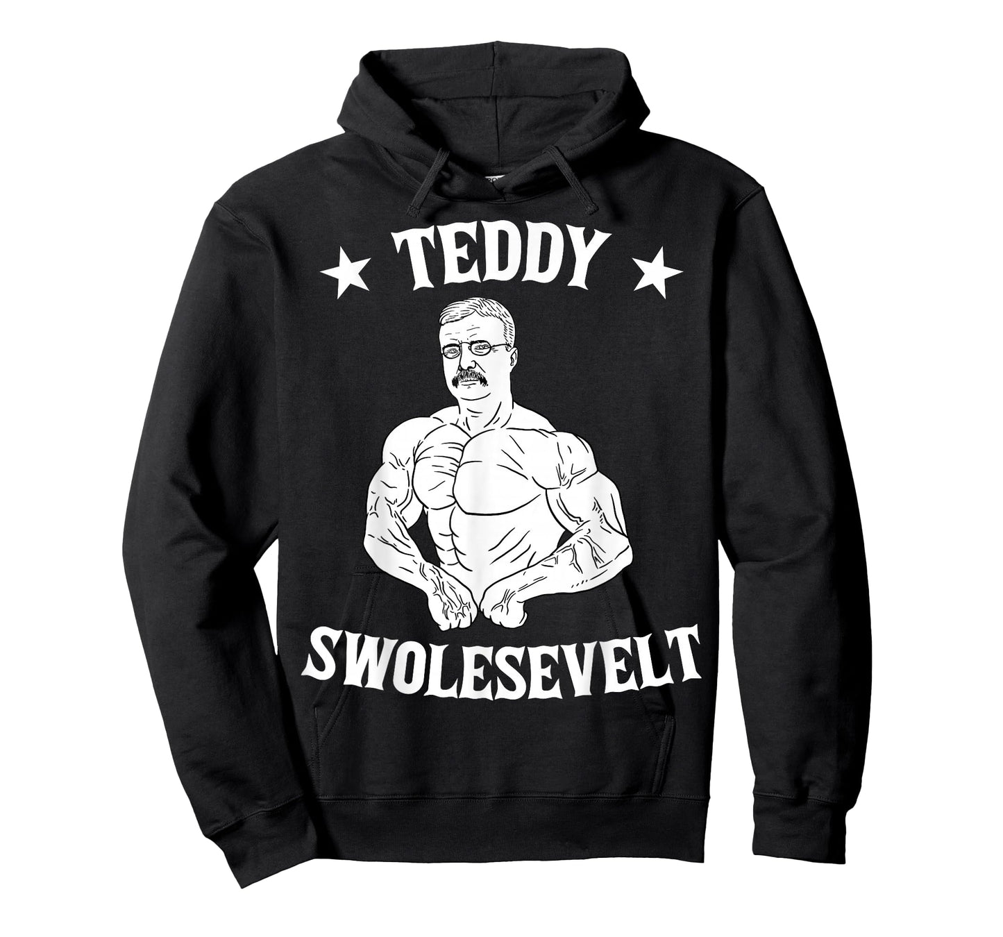 Teddy Roosevelt Theodore Swolesvelt Body Building USA Flag T-Shirt
