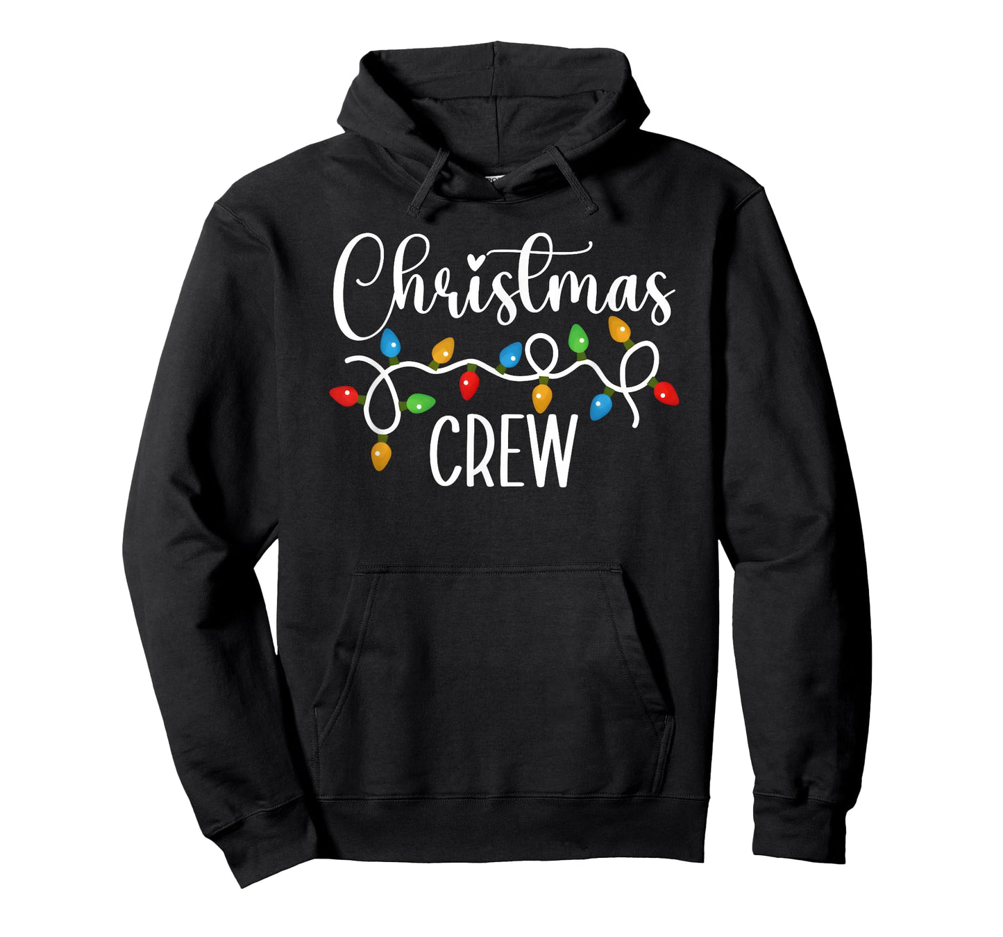Christmas Crew Xmas Lights Family Matching Pajamas Holiday T-Shirt