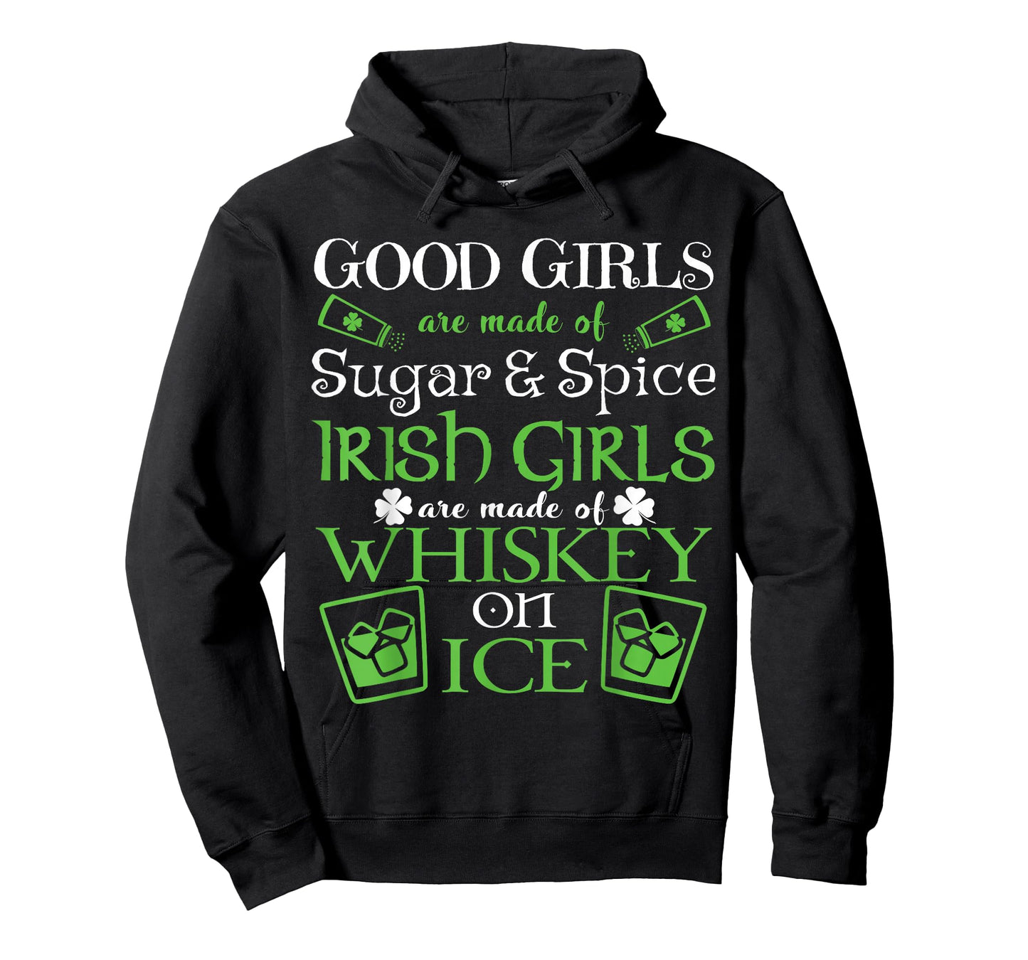 Irish Girls are Whiskey on Ice St. Patrick's Day T-Shirt T-Shirt