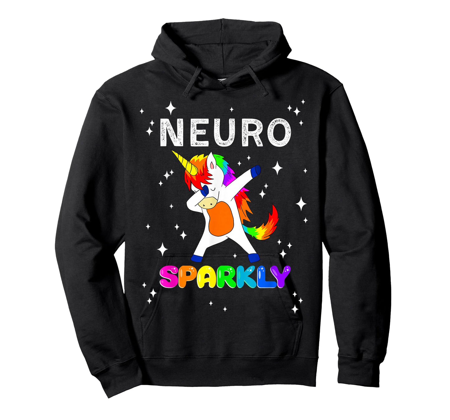 Neurodivergent Neurosparkly Neurodivergence Unicorn ADHD ASD T-Shirt