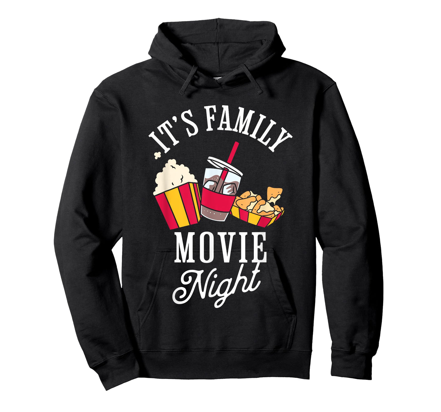 Family Movie Night Cinema Popcorn Film Movie Lover T-Shirt