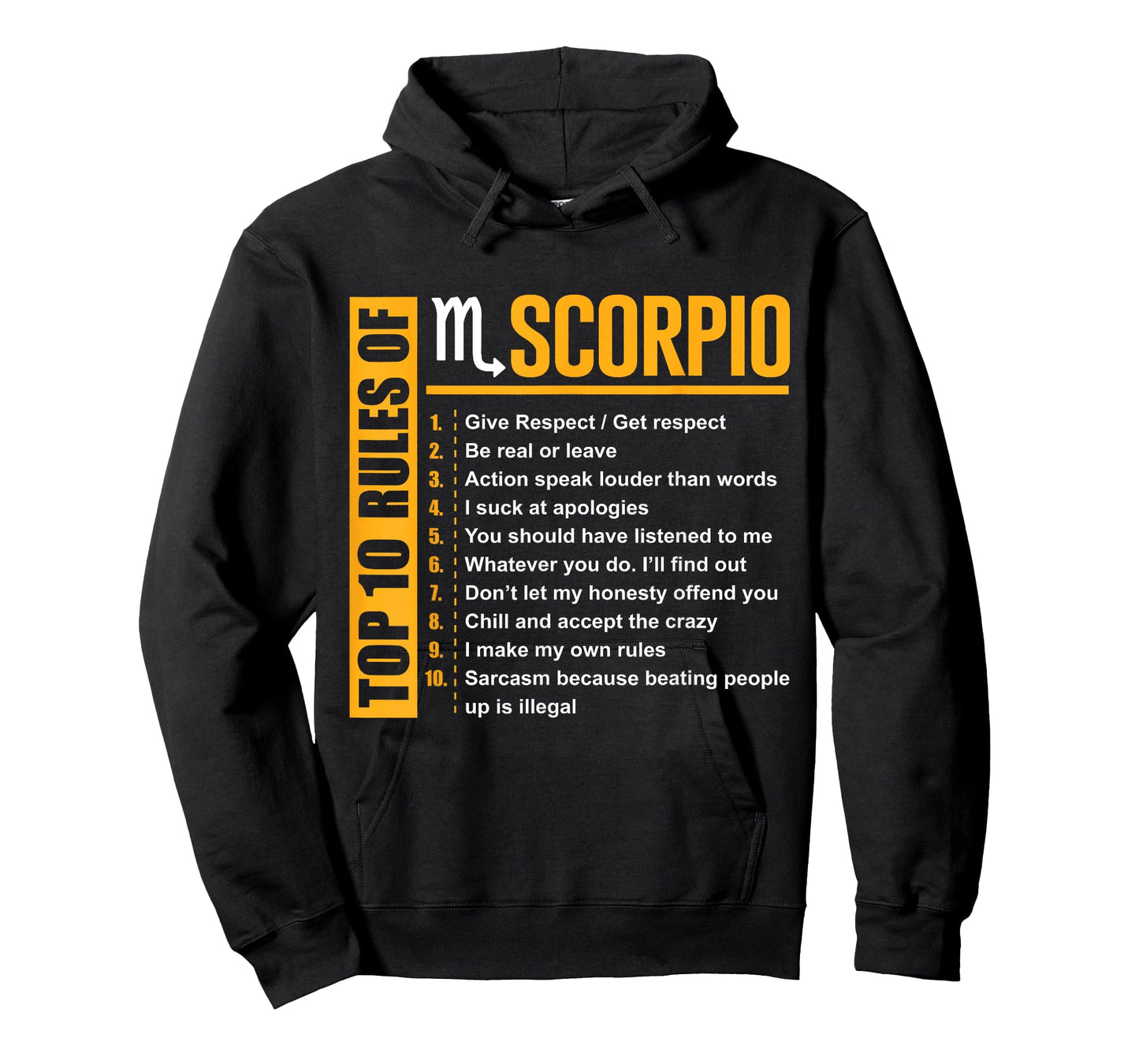 Top 10 Rules of Scorpio Birthday Gifts T-Shirt T-Shirt