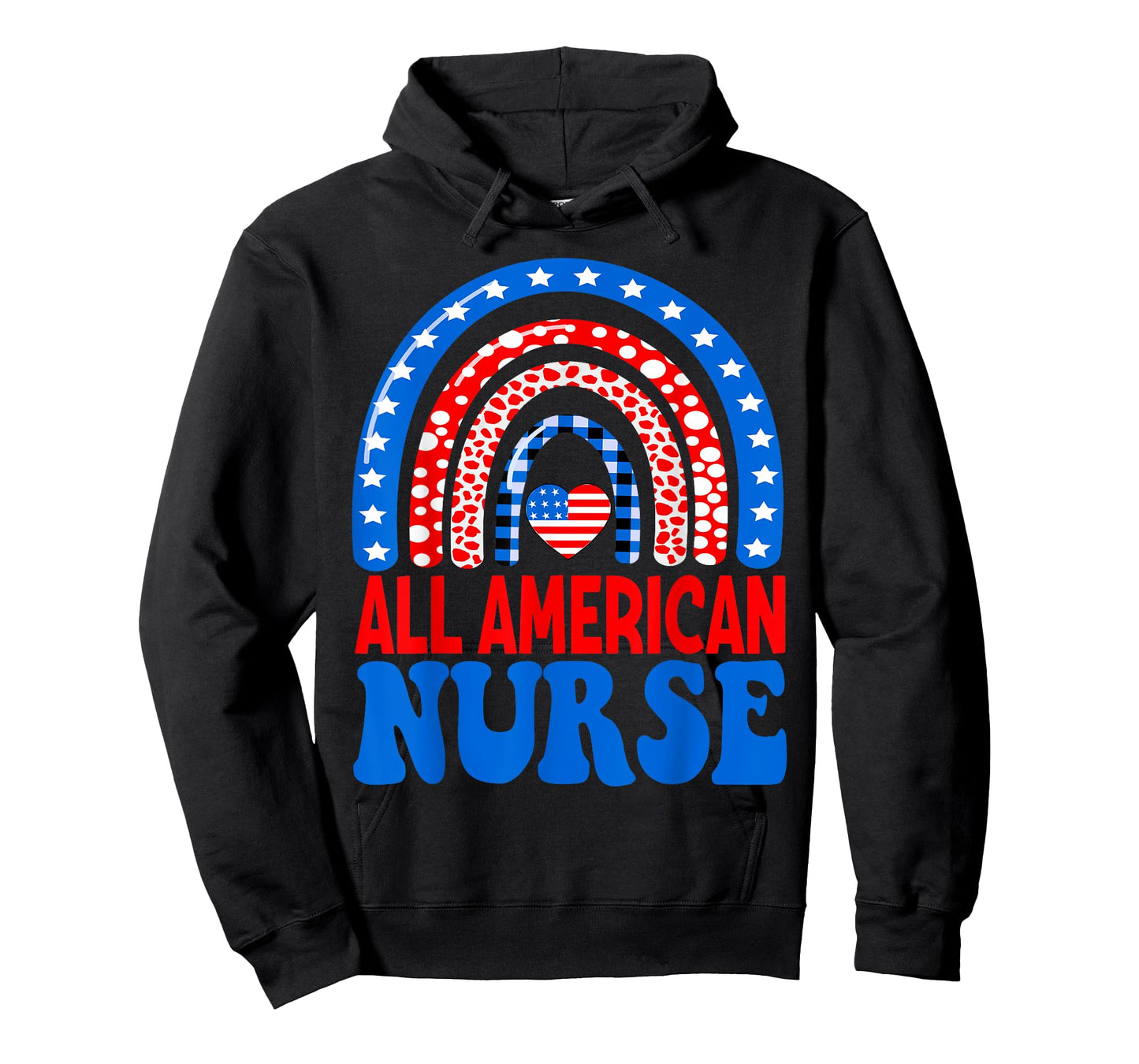 All American Nurse 4th of July RN Independence Day Nursing Women Men T-Shirt