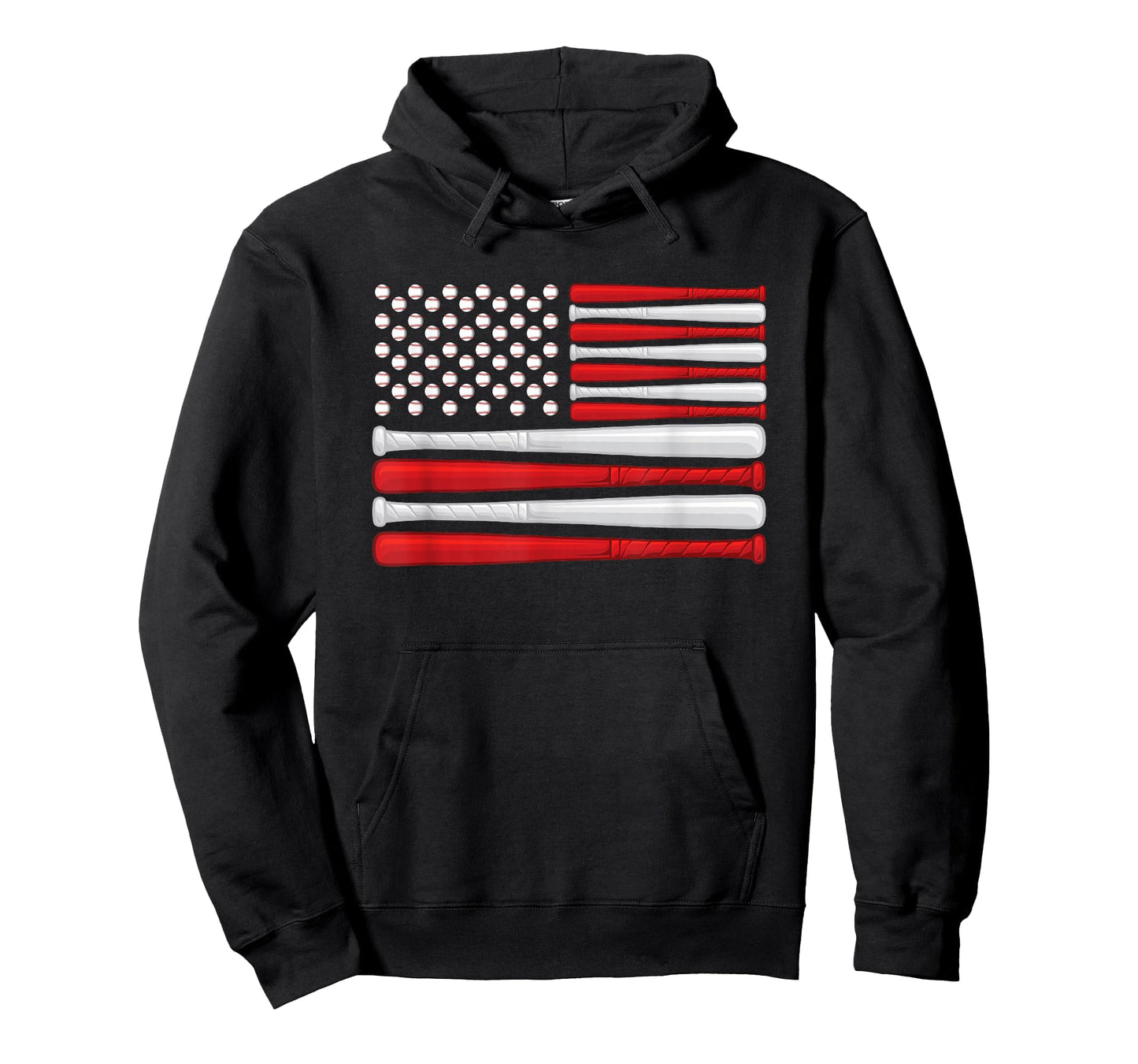 Classic American Baseball Flag - Vintage Baseball Flag T-Shirt