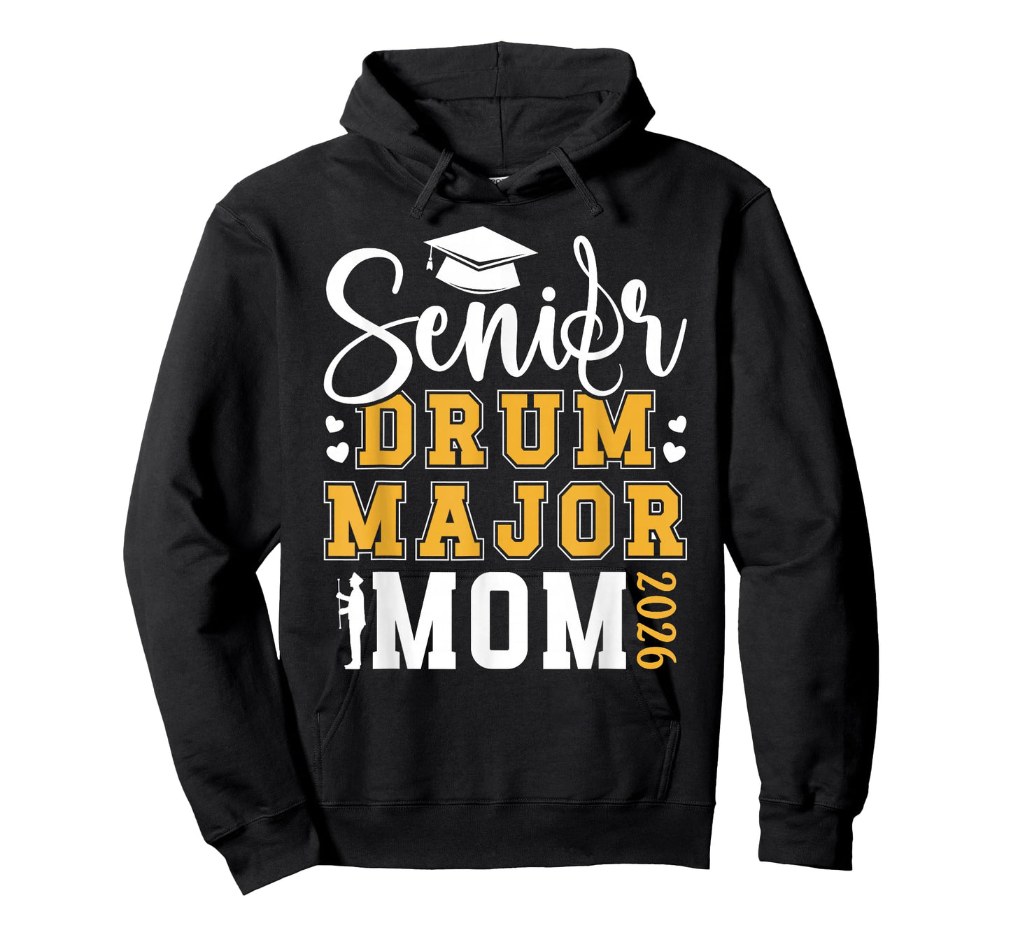 Drum Major Senior Mom 2026 Senior Marching Band Mom 2026 T-Shirt