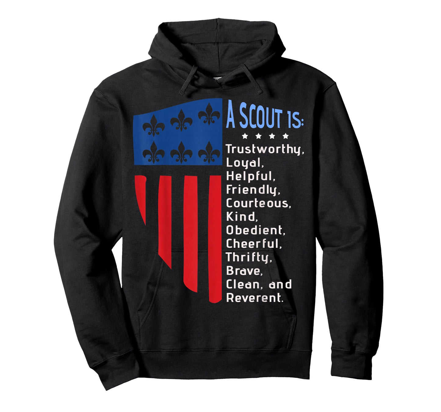 Scouting Law, US America Flag Scouting Law Gift T-Shirt