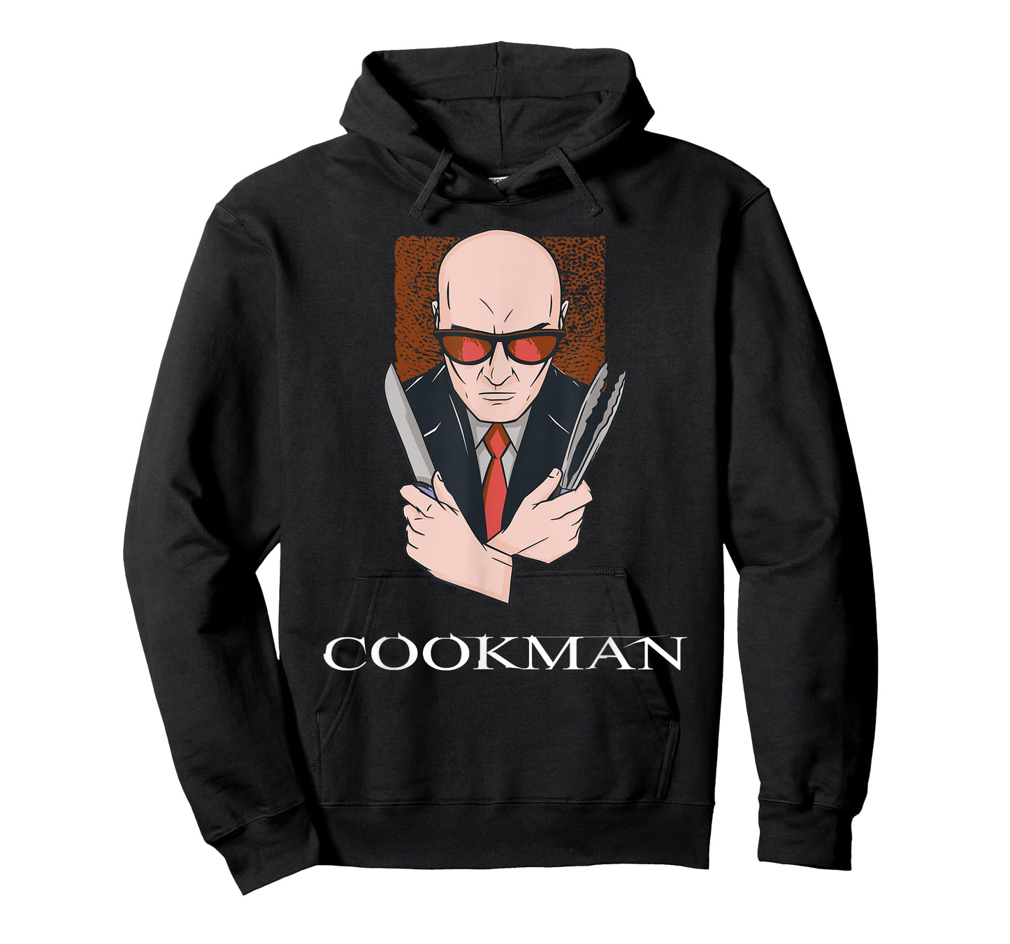 Cookman Cooking BBQ Hitman Parody Video Game Gamer T-Shirt