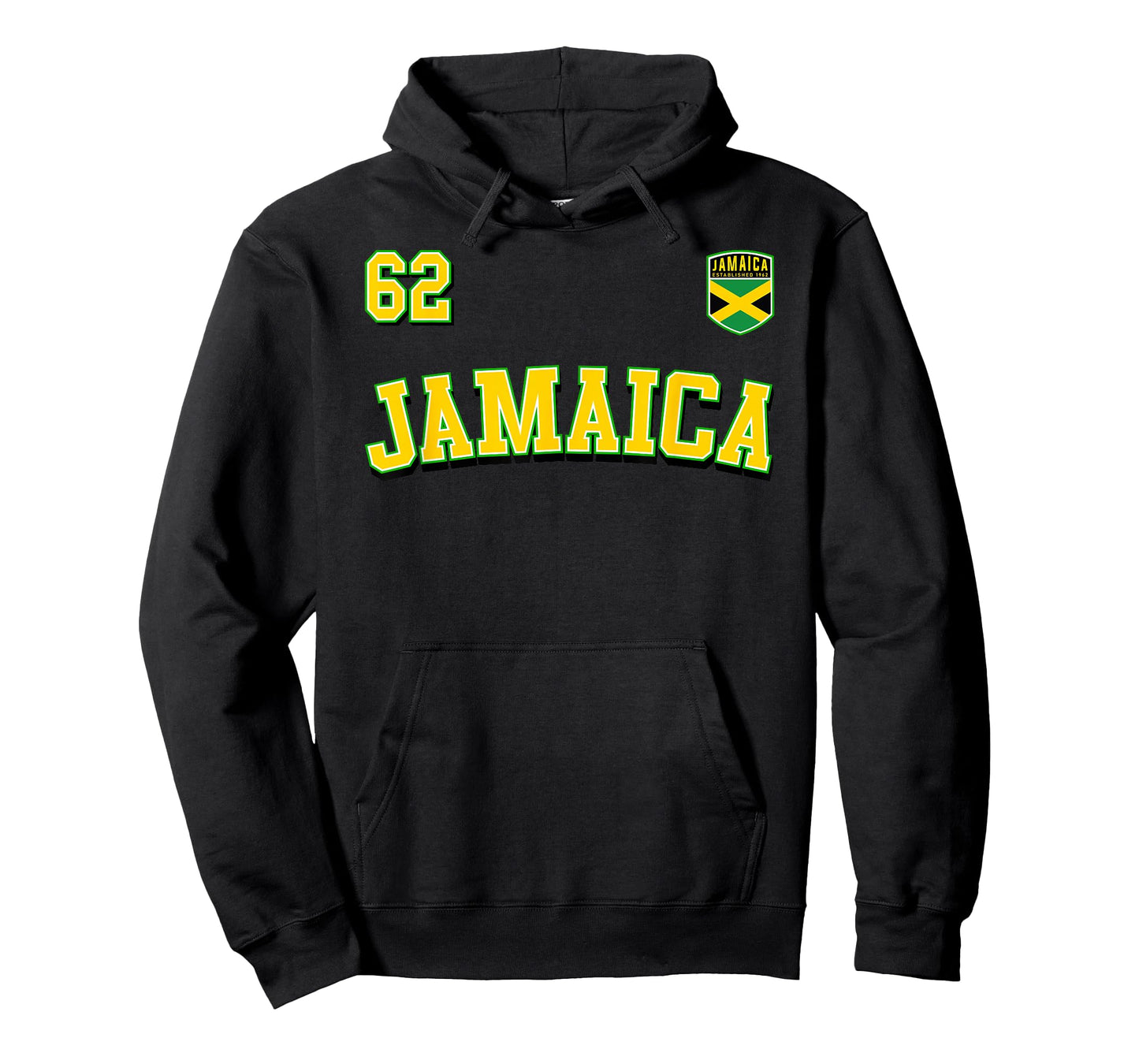 Jamaica 62 Independence Day 2024 Jamaican Flag Jersey T-Shirt
