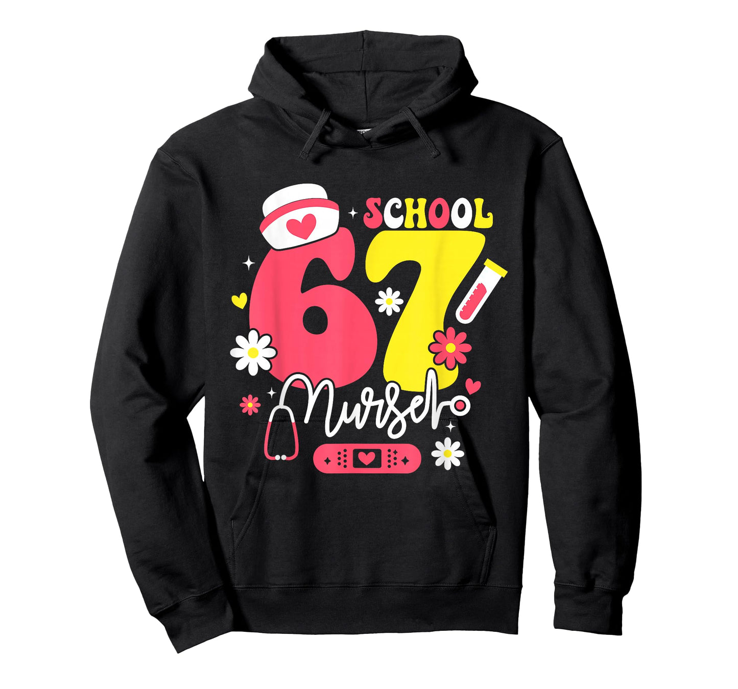 67 Meme Funny School Nurse Nursing Six Seven T-Shirt