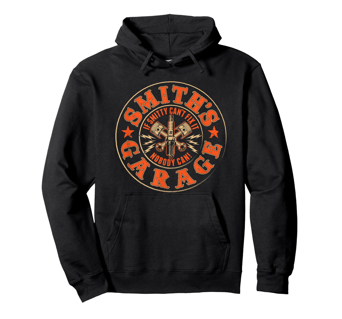 Smith's Garage Mechanic Hot Rod Biker t-shirt