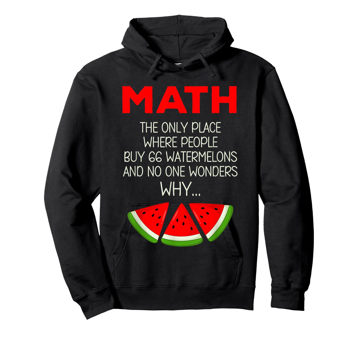 Funny Math Watermelon Calculation Joke Teacher Student T-Shirt