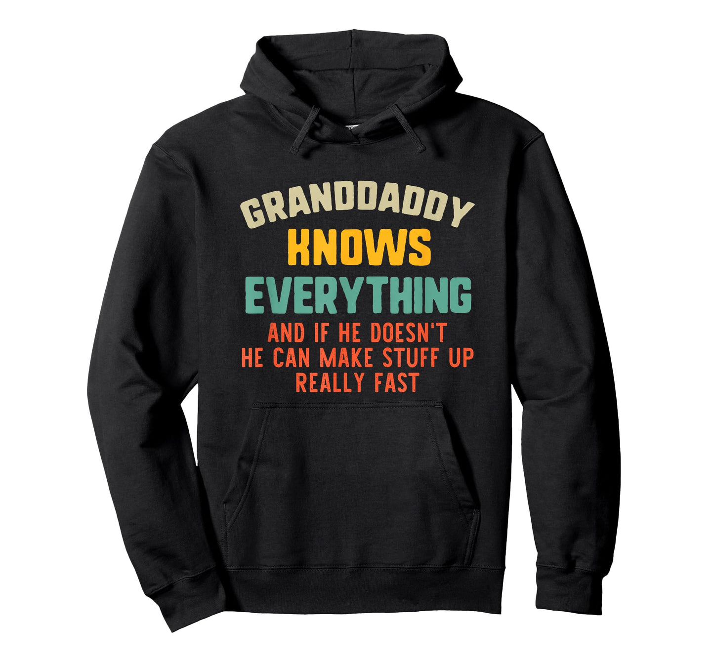 Granddaddy Knows Everything Vintage Grandpa Funny T-Shirt