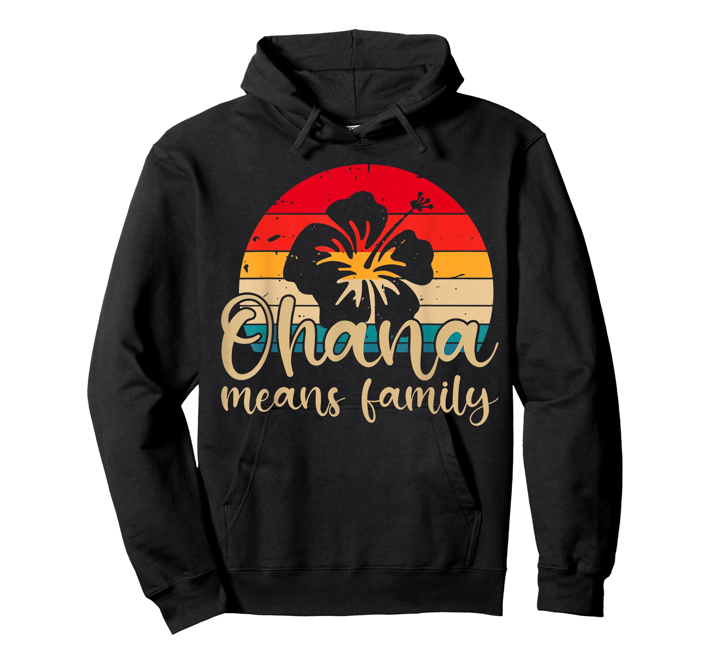 Women Hawaiian Ohana Means Family Summer Beach Aloha T-Shirt