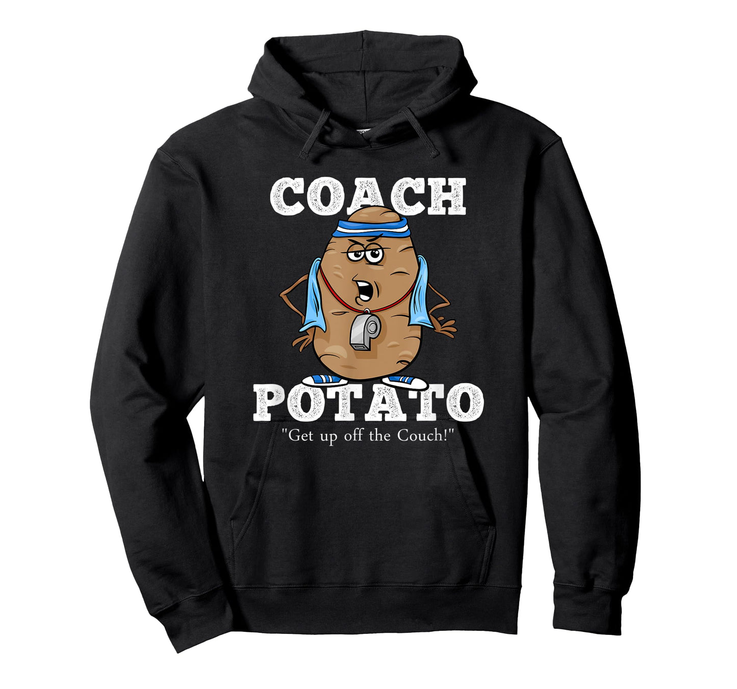 Coach Potato! Get up the Couch! Funny Tater Pun T-Shirt