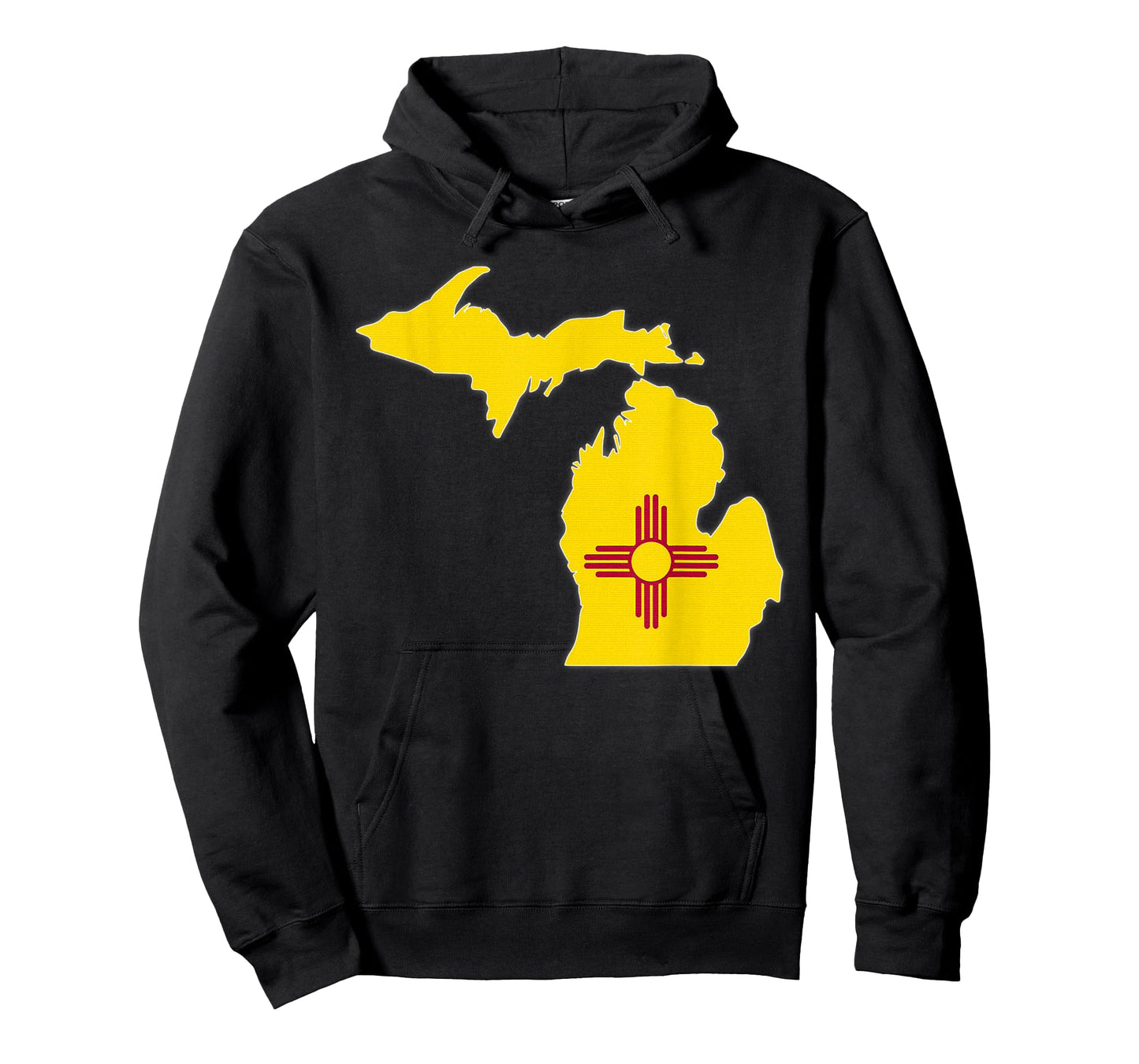 MICHIGAN STATE MAP NEW MEXICO NM Flag Roots Men Women Gift T-Shirt