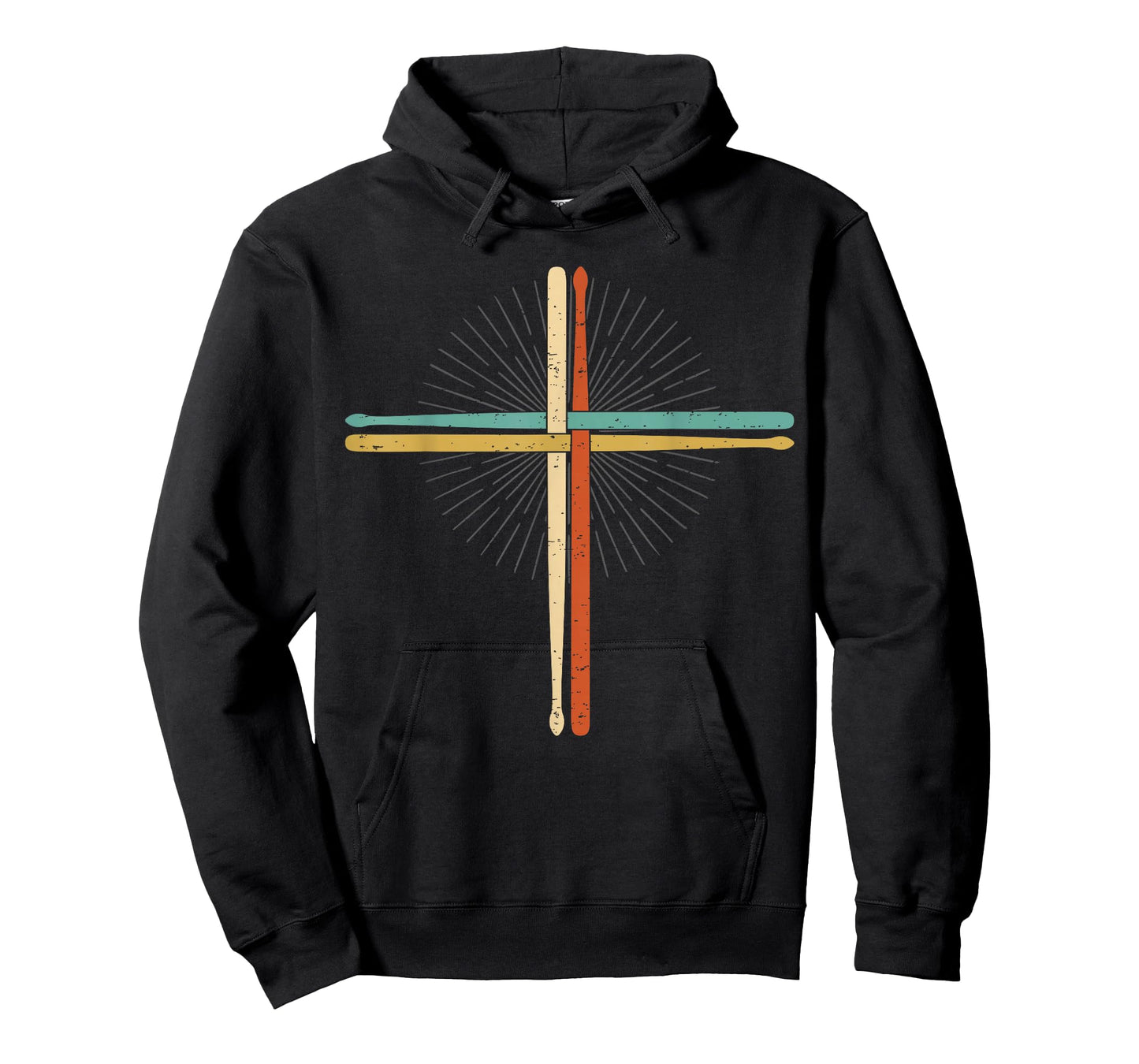 Drummer Drumming Drums Percussion I Faith Jesus Crucifix T-Shirt