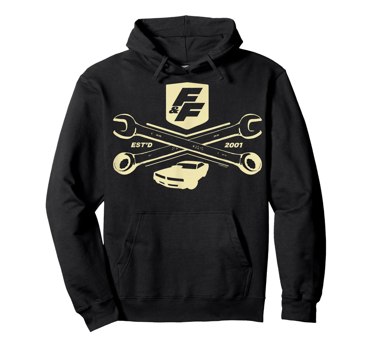 Fast & Furious EST'D 2001 Crossed Wrench Logo T-Shirt