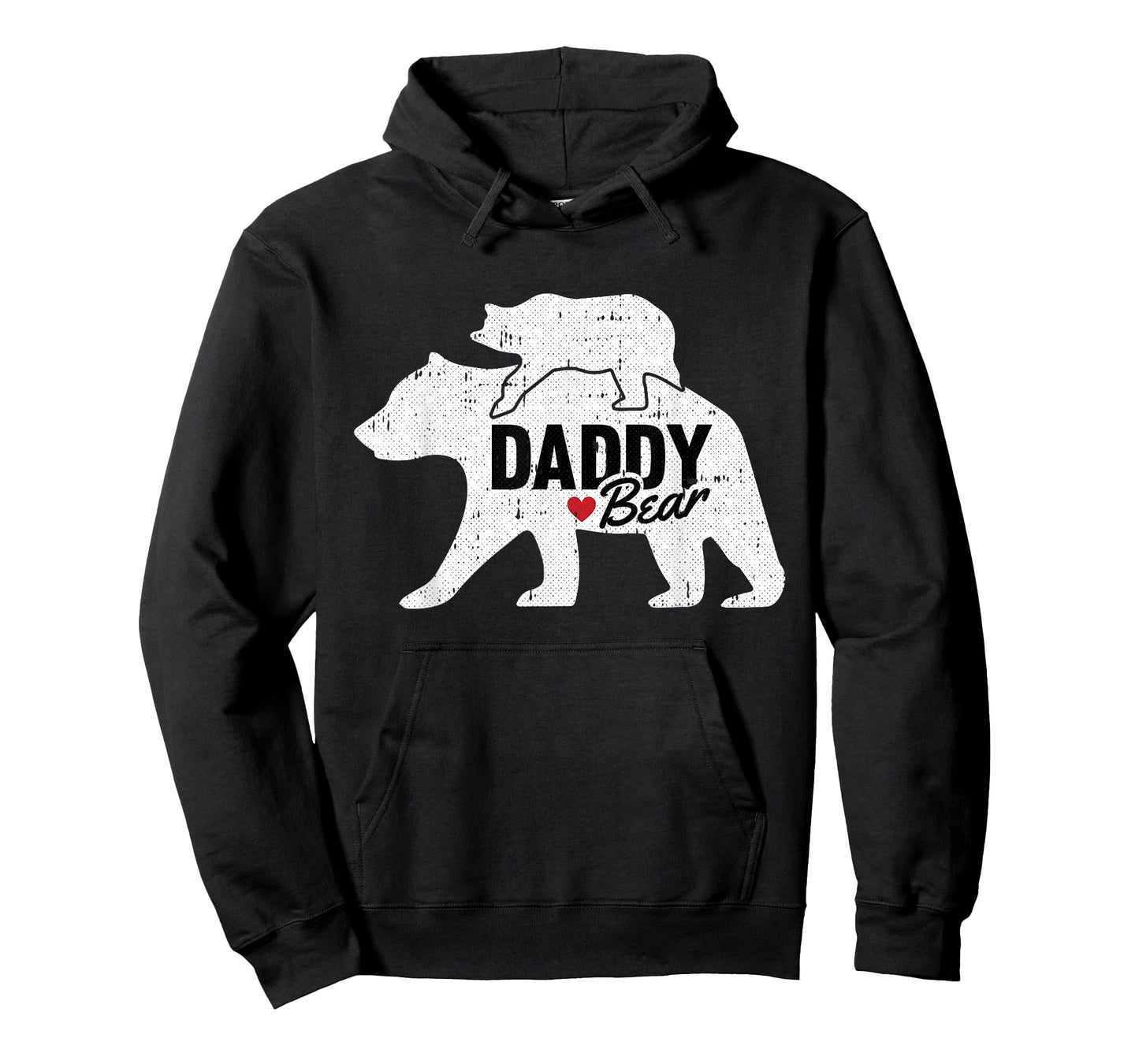 Daddy Bear Fathers Day Cute Baby Cub Papa Dad-a Pops T-Shirt Small