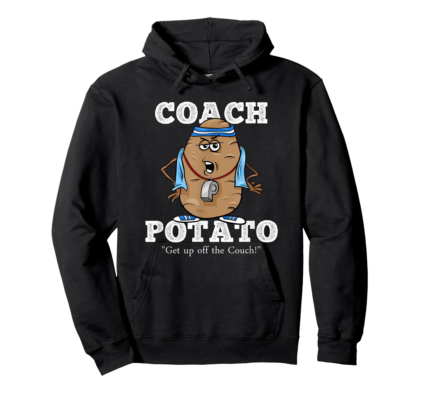 Coach Potato! Get up off the Couch! Funny Tater Pun T-Shirt