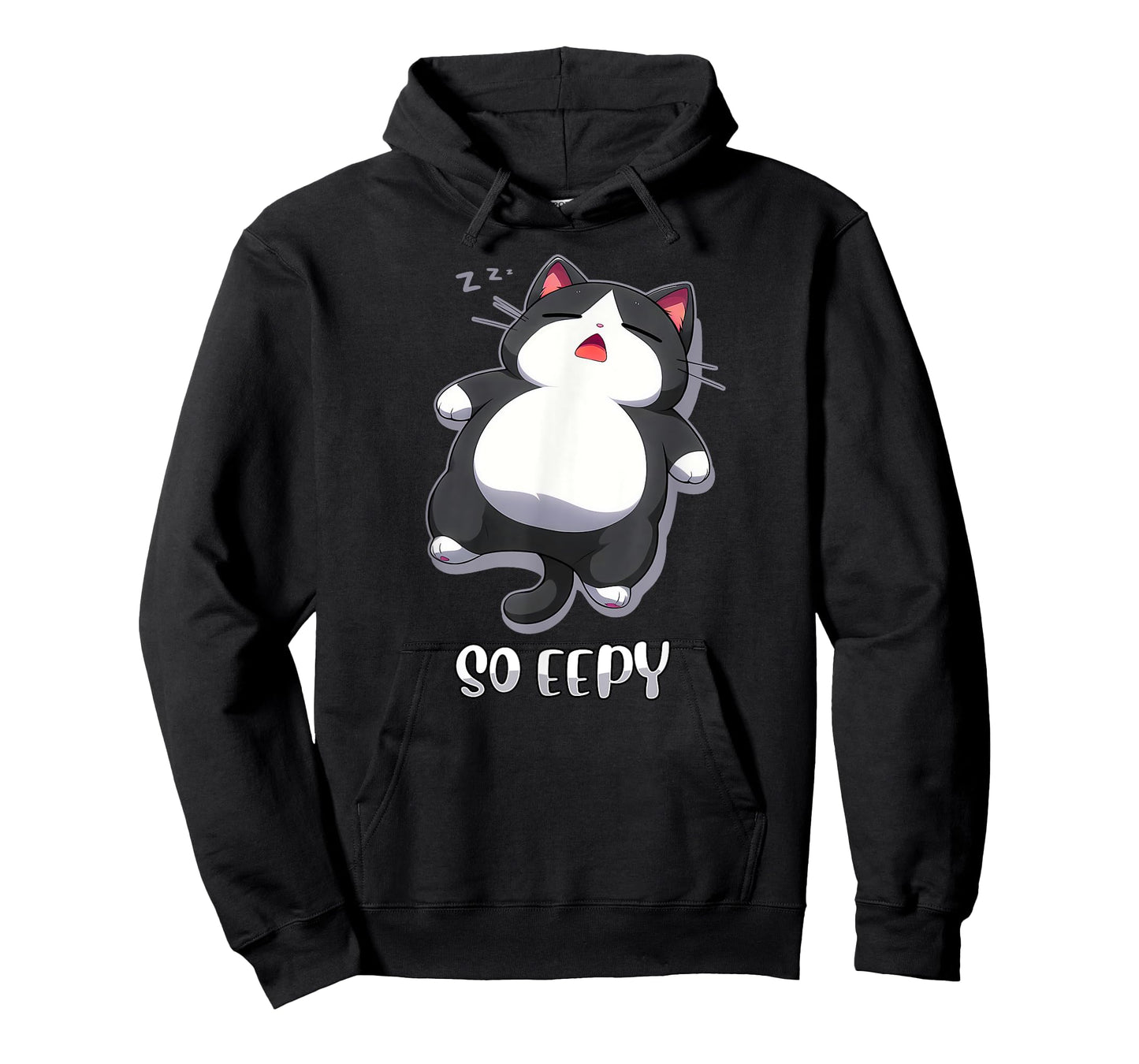 SO EEPY Cat Meme Lazy Cat Anime Kawaii Brainrot Cute Cat T-Shirt