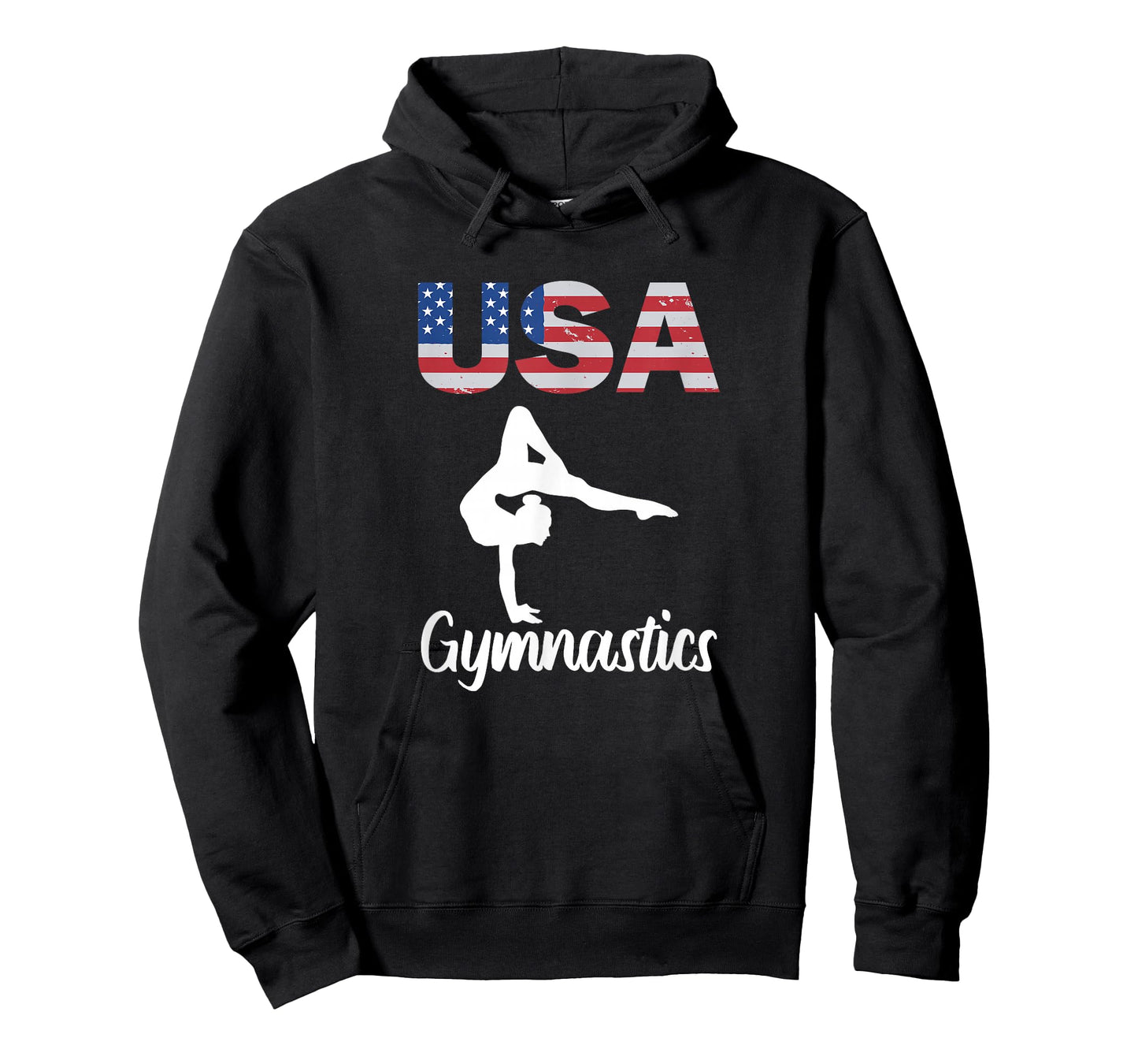 USA American Flag Gymnastics Tee Gymnast 4th of July T-Shirt