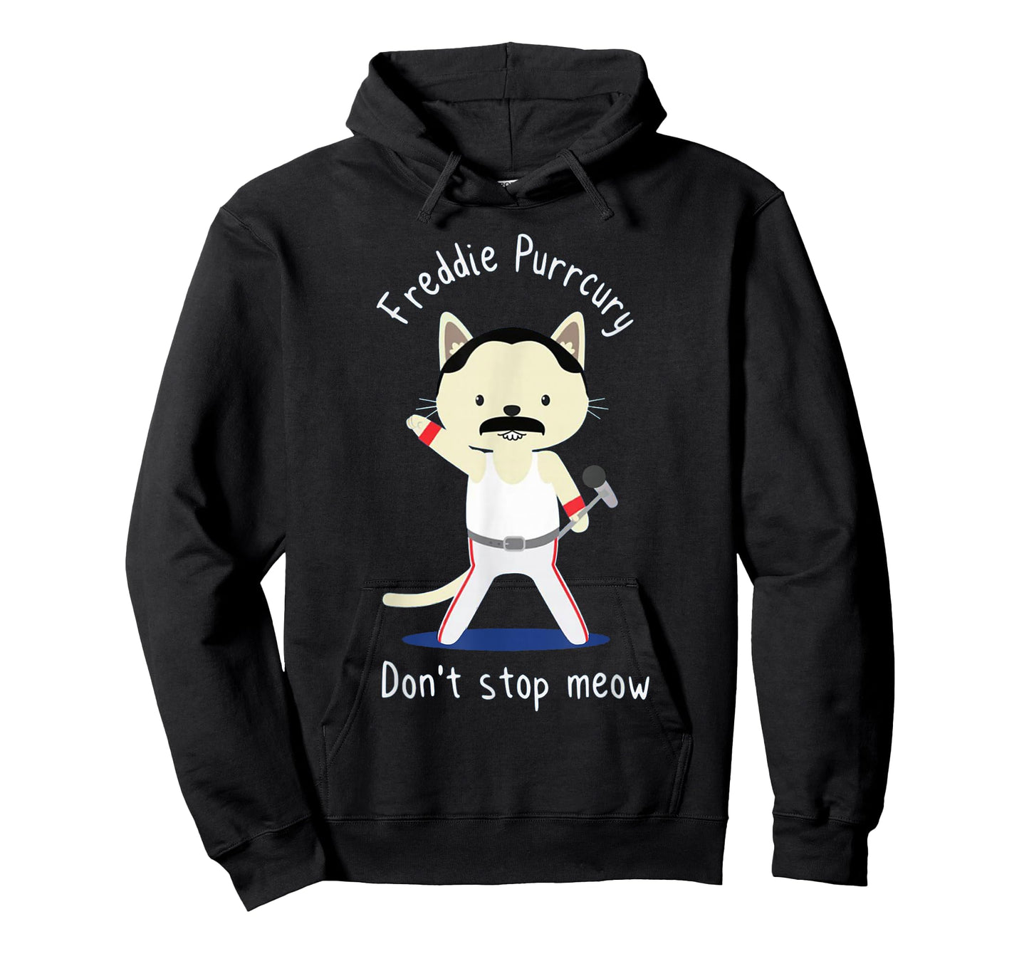 Don't Stop Meow Freddie Purrcury Tshirt Gift for Women Men T-Shirt