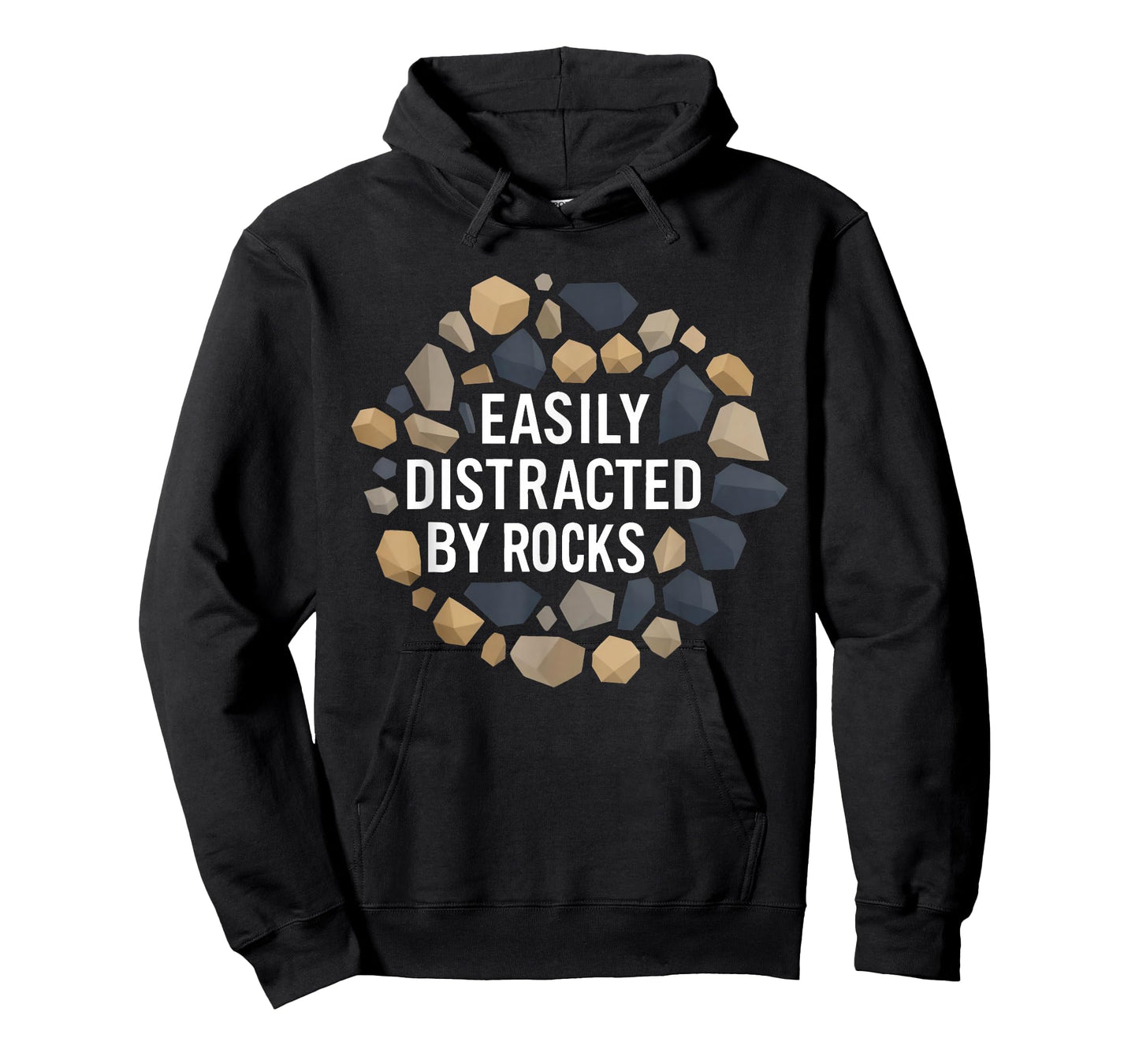 Easily Distracted by Rocks Funny Geology Rock Collecting T-Shirt